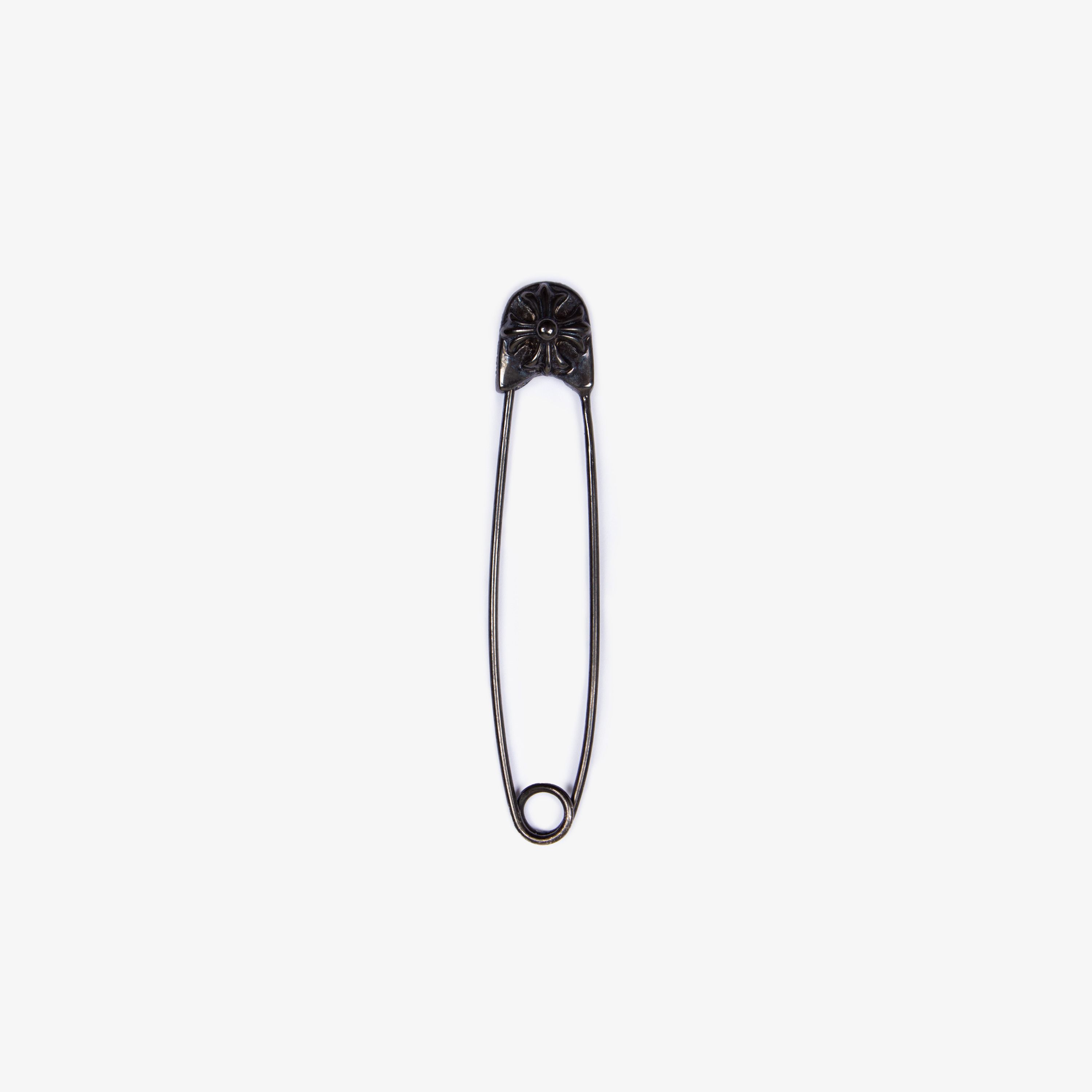 Chrome Hearts CHROME HEARTS BLACK RHODIUM XL SAFTEY PIN Size ONE SIZE - 2 Thumbnail