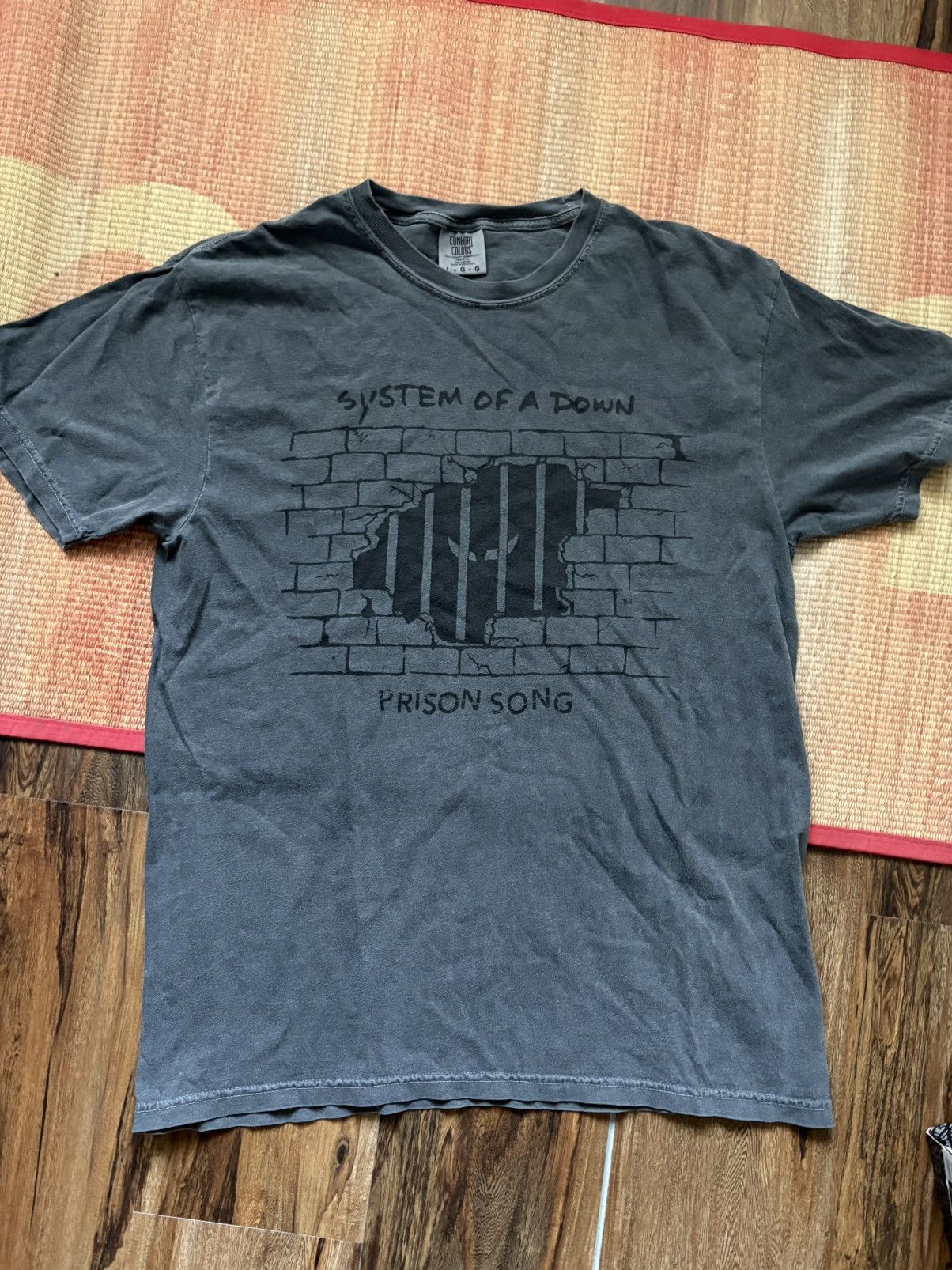 Comfort Colors System Of A Down Prison Song Double Sided Tshirt Band Tshirt Size US L / EU 52-54 / 3 - 3 Thumbnail