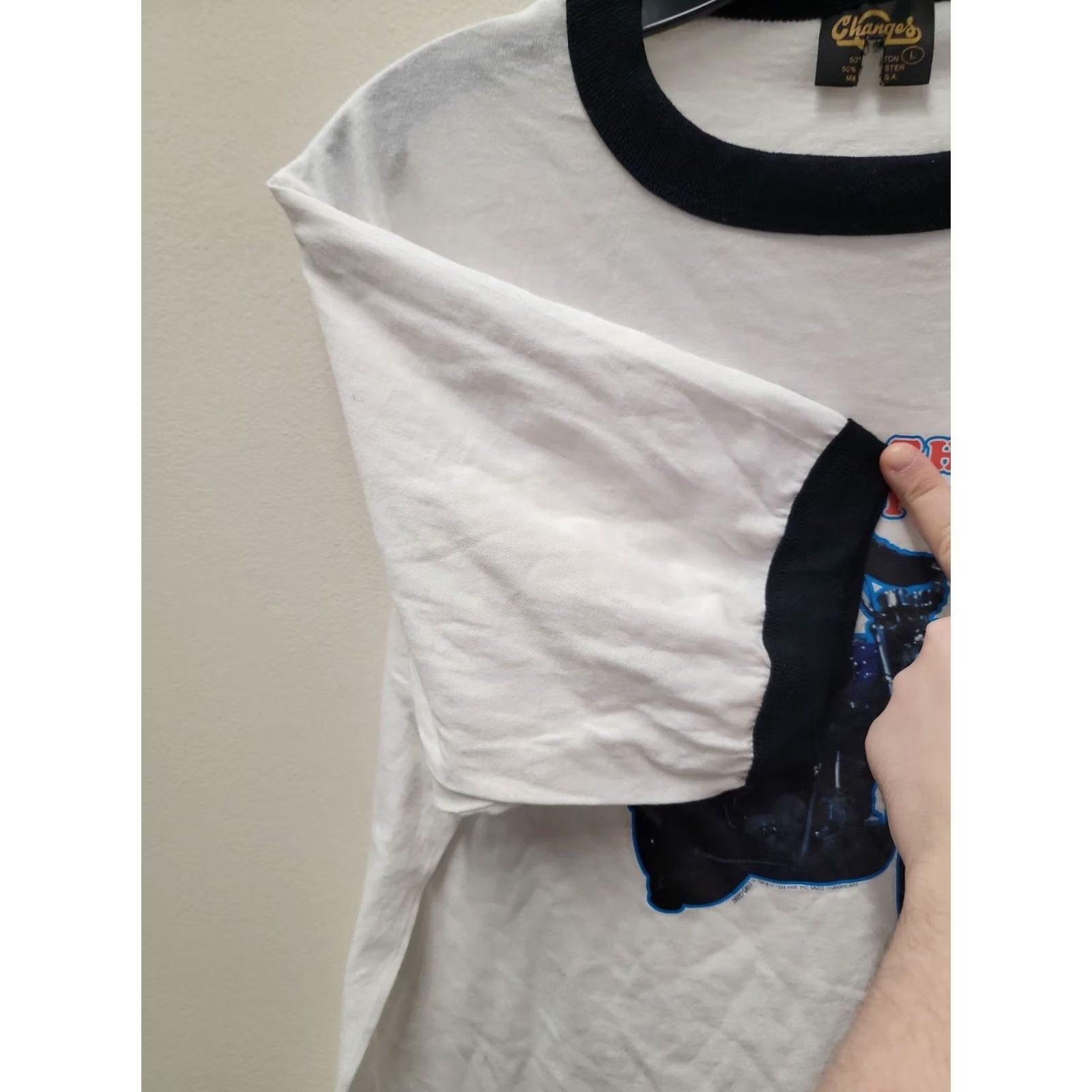 Changes VINTAGE Changes T-Shirt The Fonz Happy Days XL White Men Size XL Size US XL / EU 56 / 4 - 4 Thumbnail