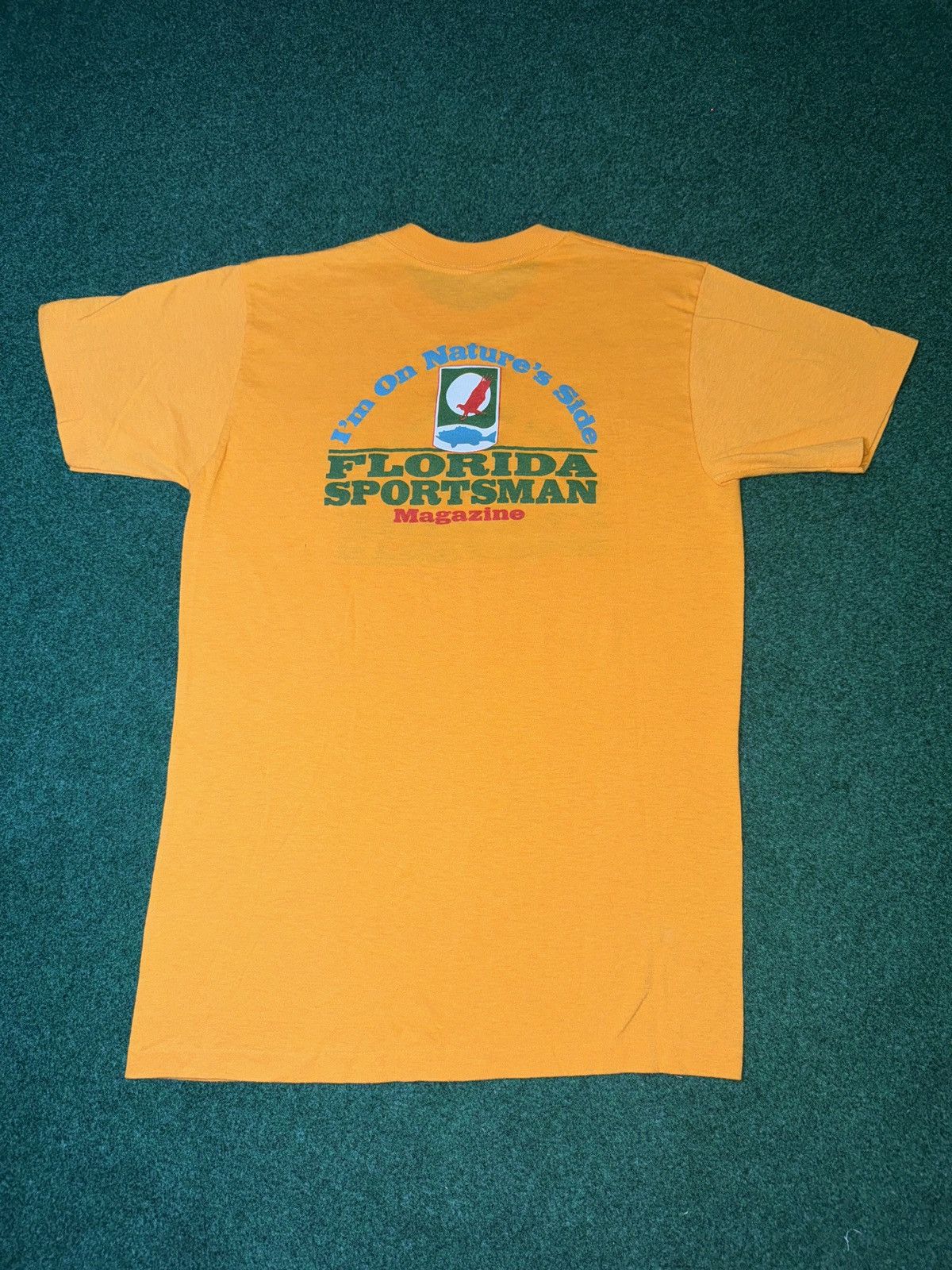 Vintage Vtg 70s Florida Sportsmen Magazine Nature Outdoors T Shirt Size US M / EU 48-50 / 2 - 4 Thumbnail