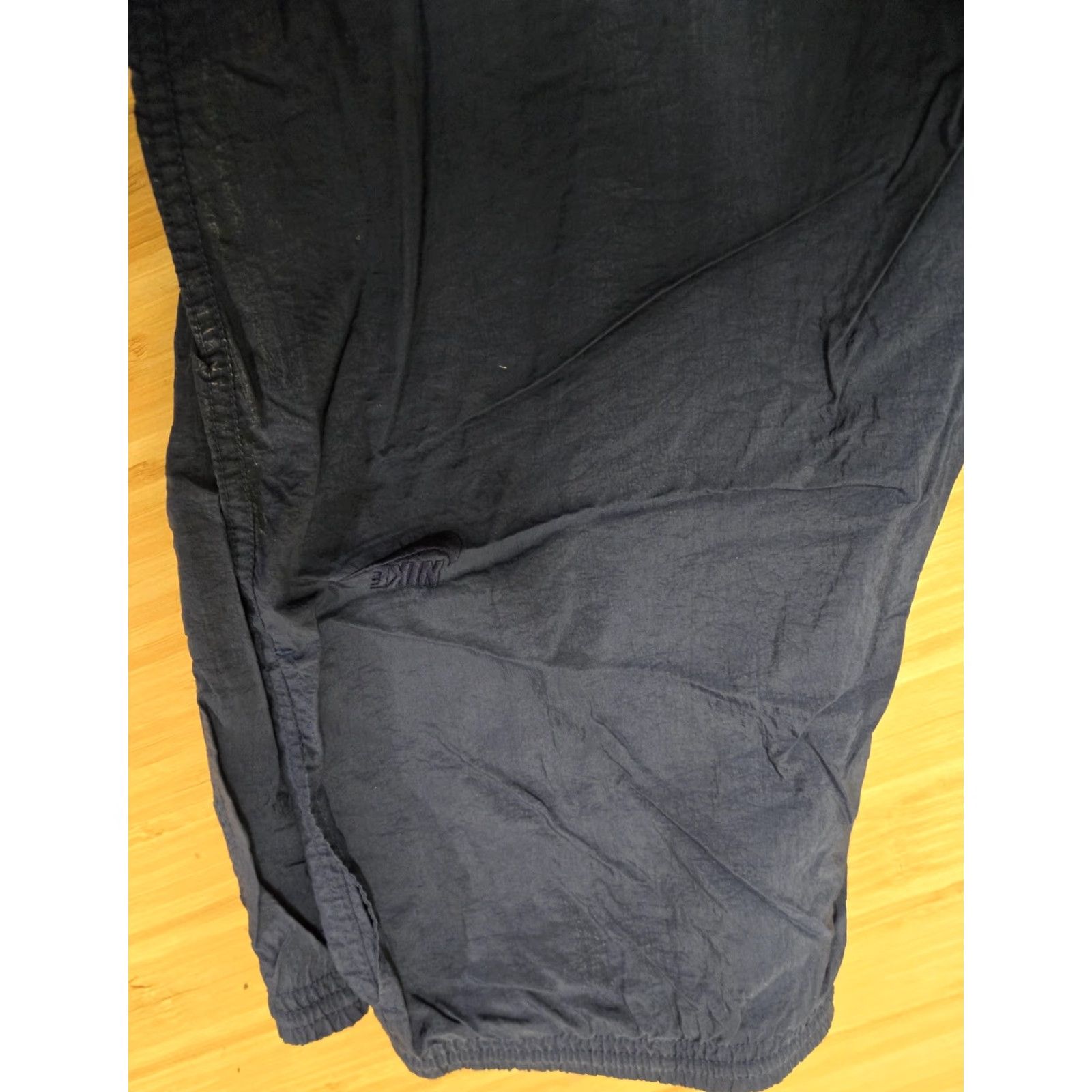 Nike Nike Track Pants Mens M Navy Windbreaker Ankle Zip Foot Locker Size US 31 - 2 Thumbnail