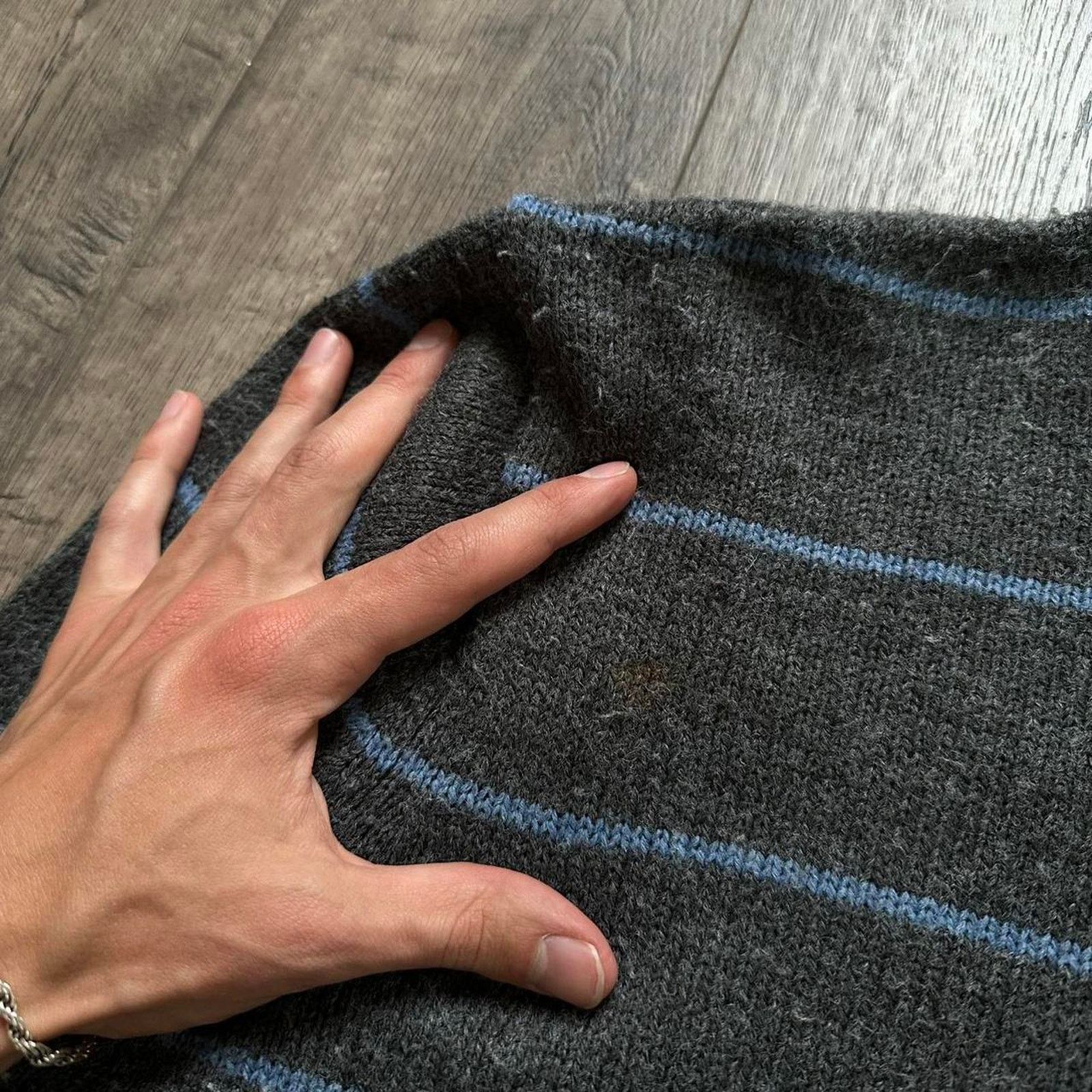 Le TIGRE × Vintage Vintage 70s Le Tigre Striped Preppy Knit Sweater Pullover Size US M / EU 48-50 / 2 - 6 Thumbnail