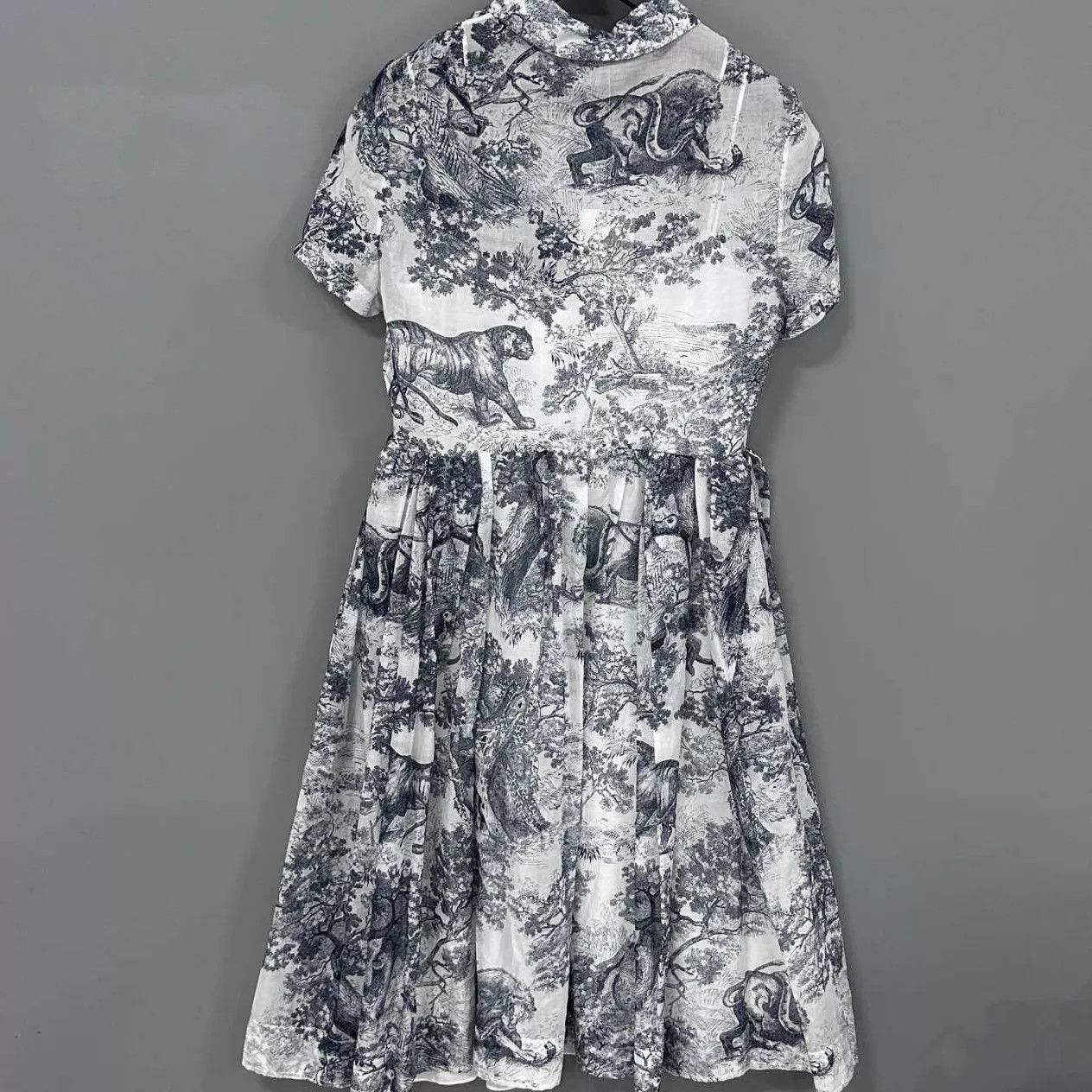 Dior Dior Jungle Zoo All Over Print Dress Women's 36 Size XS / US 0-2 / IT 36-38 - 3 Thumbnail