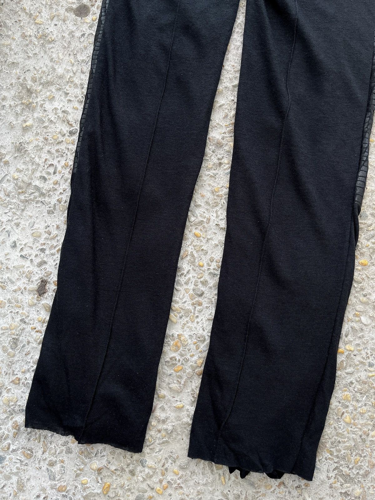 Sacai Textured Panel Hybrid Leggings Pants Size 26" / US 2 / IT 38 - 6 Thumbnail
