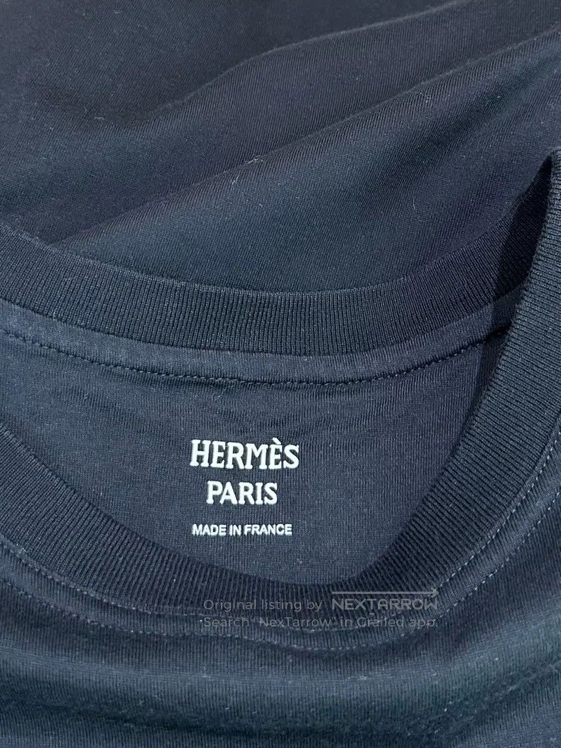 Hermes Hermes Pocket Logo Embroidered T-Shirt Dress Size XS / US 0-2 / IT 36-38 - 4 Thumbnail