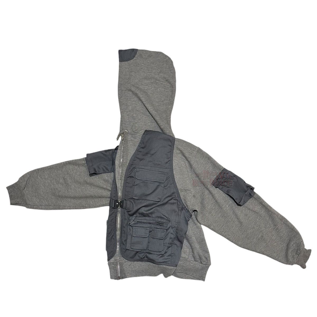 Jerzees Jerzees Zip Hoodie Vest Edition “D-Grey” 590 Reworked Hoodie Size US L / EU 52-54 / 3 - 4 Thumbnail