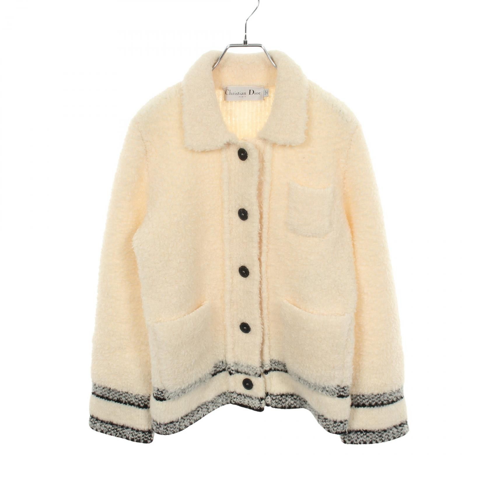 Dior Dior Christian Dior Caro Wool Coat Textile Outerwear 214V44AM114 DUTY FREE for USA Size ONE SIZE - 1 Thumbnail