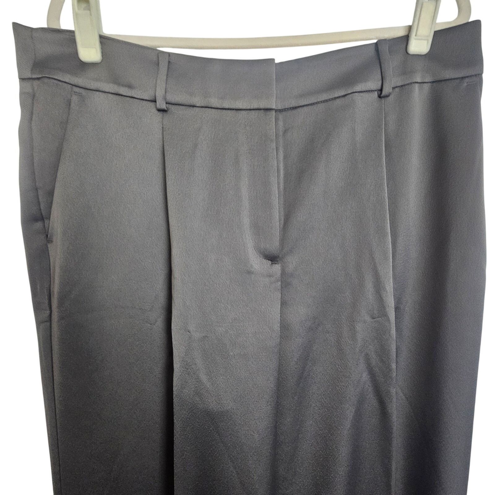 Loft LOFT Womens Peyton Pleated Wide Leg Trousers Dress Pants 14 Size 36" / US 14 / IT 50 - 2 Thumbnail