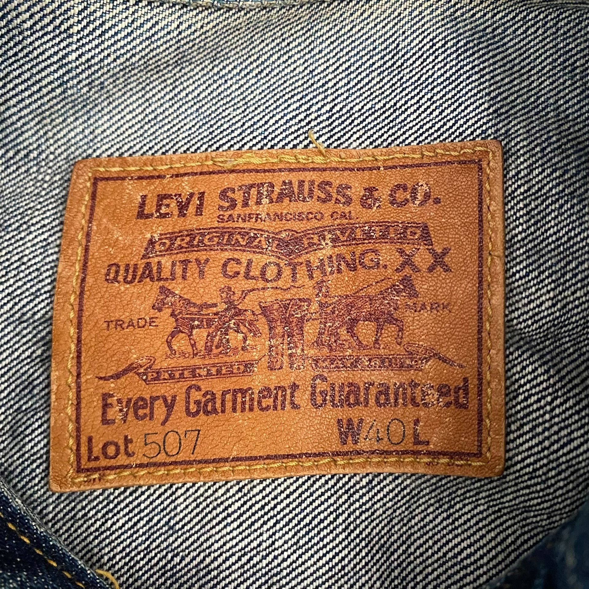 Levi's Vintage Clothing Levi's LVC 507xx J22 Japan Denim Jacket Size US XXS / EU 40 - 7 Thumbnail