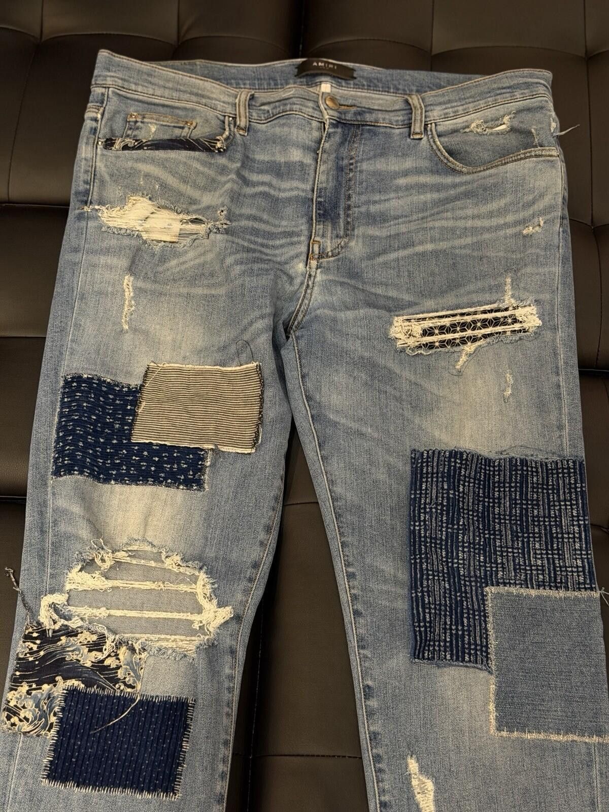 Amiri Size 38 - Amiri Blue Patchwork Jeans 100% Authentic Size US 38 / EU 54 - 8 Thumbnail