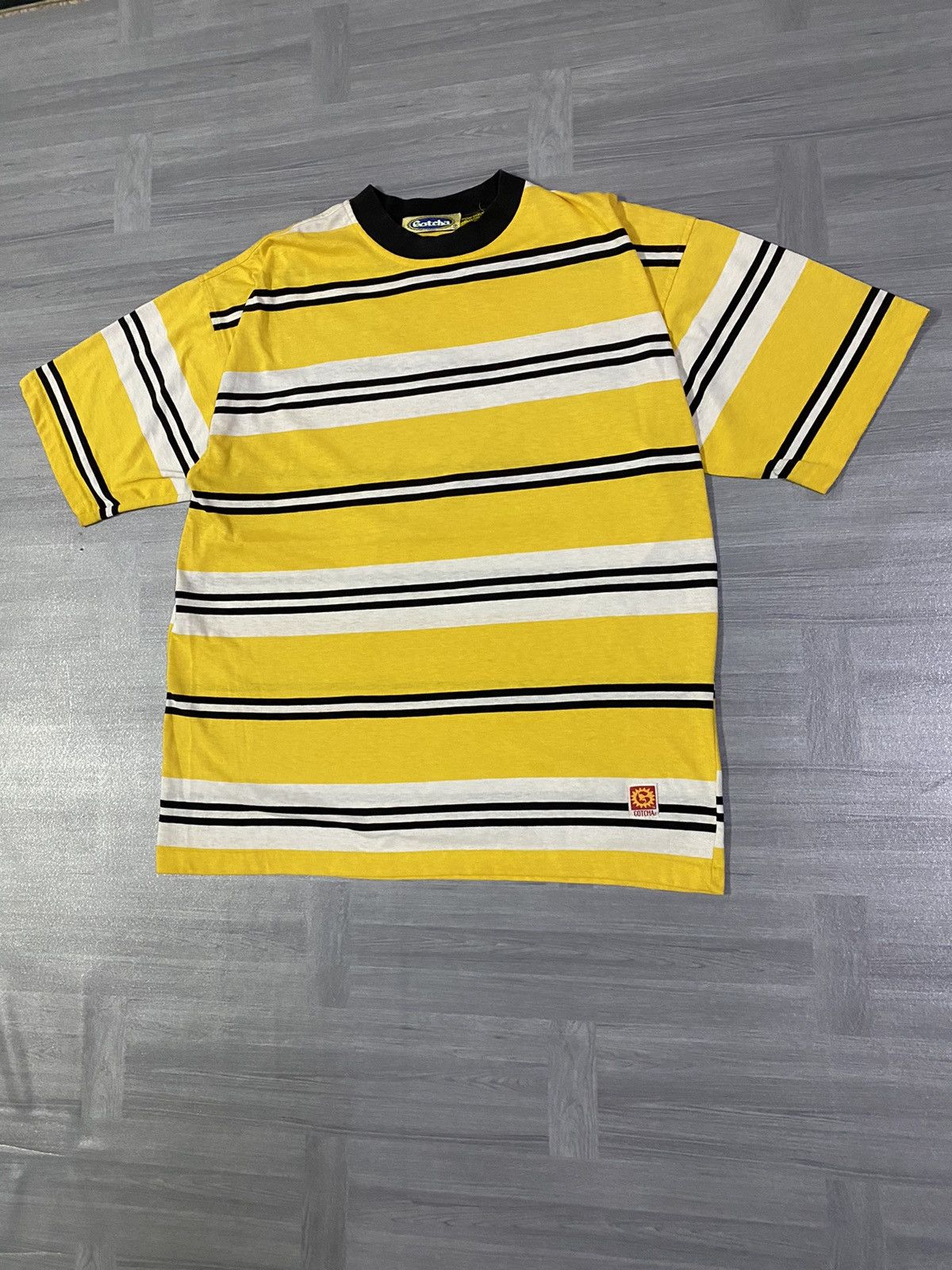 Gotcha Vintage 🔥RARE🔥 Gotcha Striped Tee Size US XL / EU 56 / 4 - 2 Thumbnail
