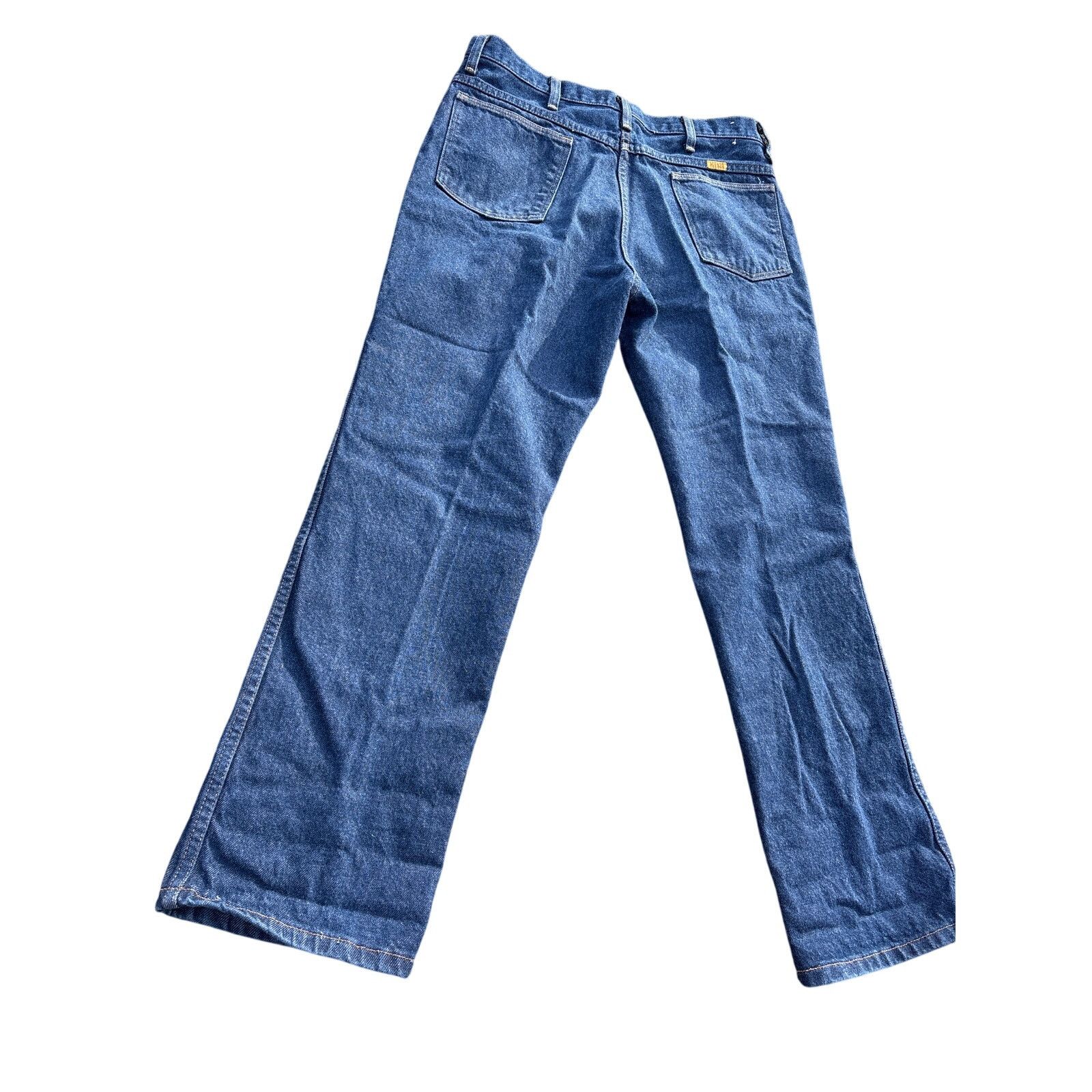 Rustler Vintage 70s Rustler Dark blue wash 36x30(34x29) talon zipper Size US 34 / EU 50 - 6 Thumbnail