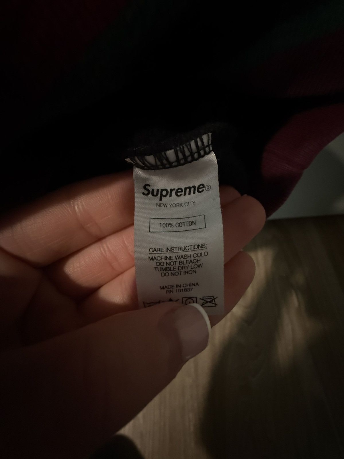 Supreme StockX Verified: SUPREME Striped Ribbed Hooded Sweatshirt Size US S / EU 44-46 / 1 - 4 Thumbnail