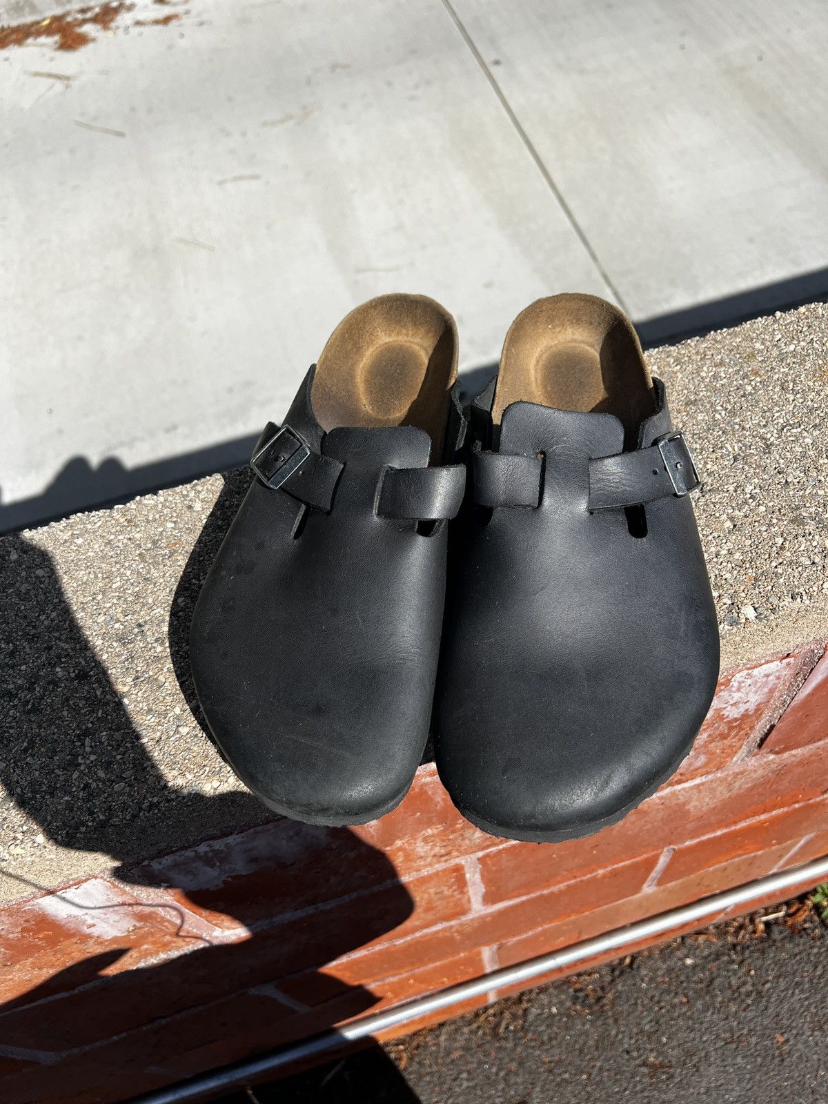 Birkenstock Burkinstock Boston Oiled Leather Size US 12 / EU 45 - 1 Thumbnail