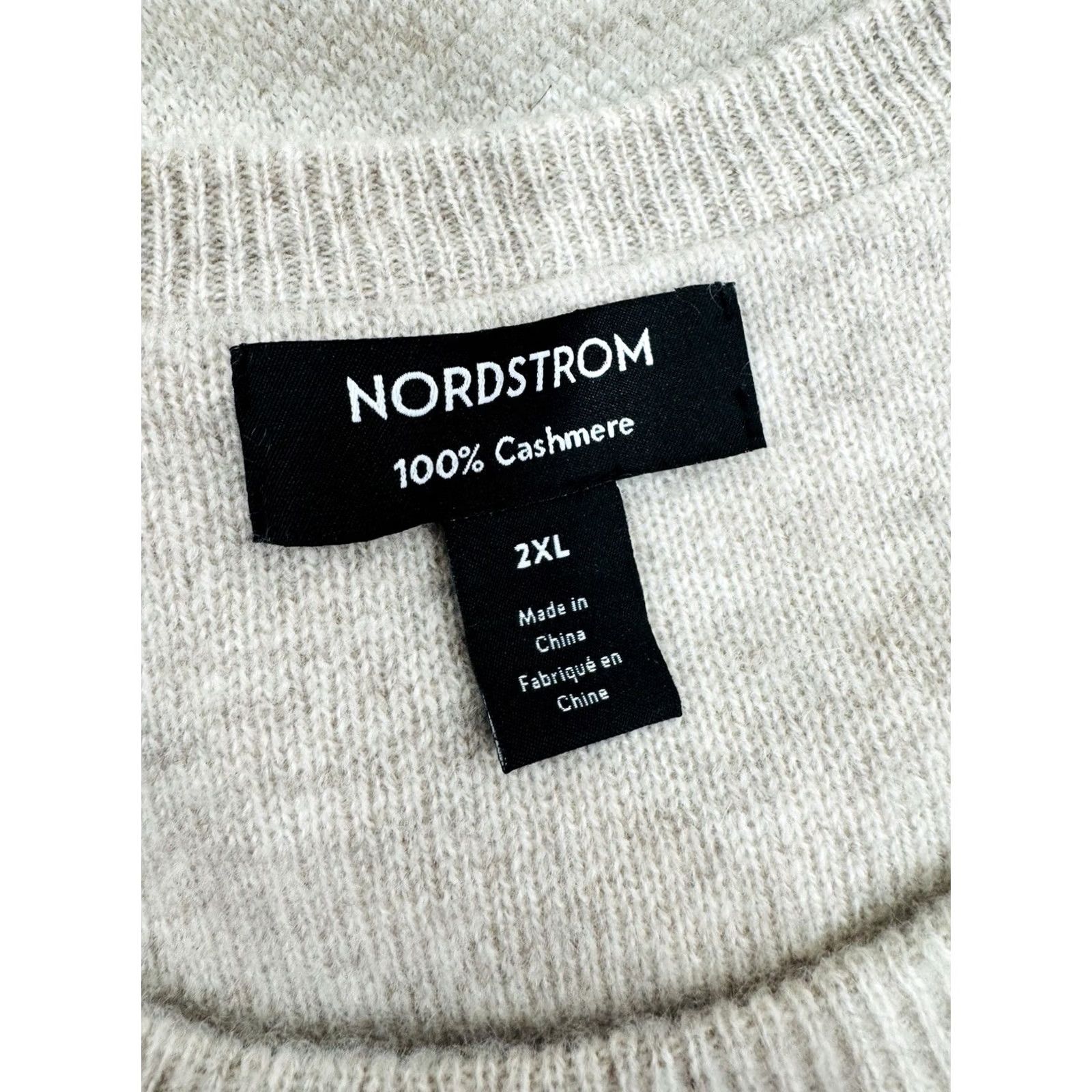 Nordstrom Nordstrom 100% Cashmere Gorgeous Mens 2XL Sweater Beige Pullover Knit Mens Clothing Holiday 2XL Beige Cashmere Sweater Nordstrom Size US XXL / EU 58 / 5 - 5 Thumbnail
