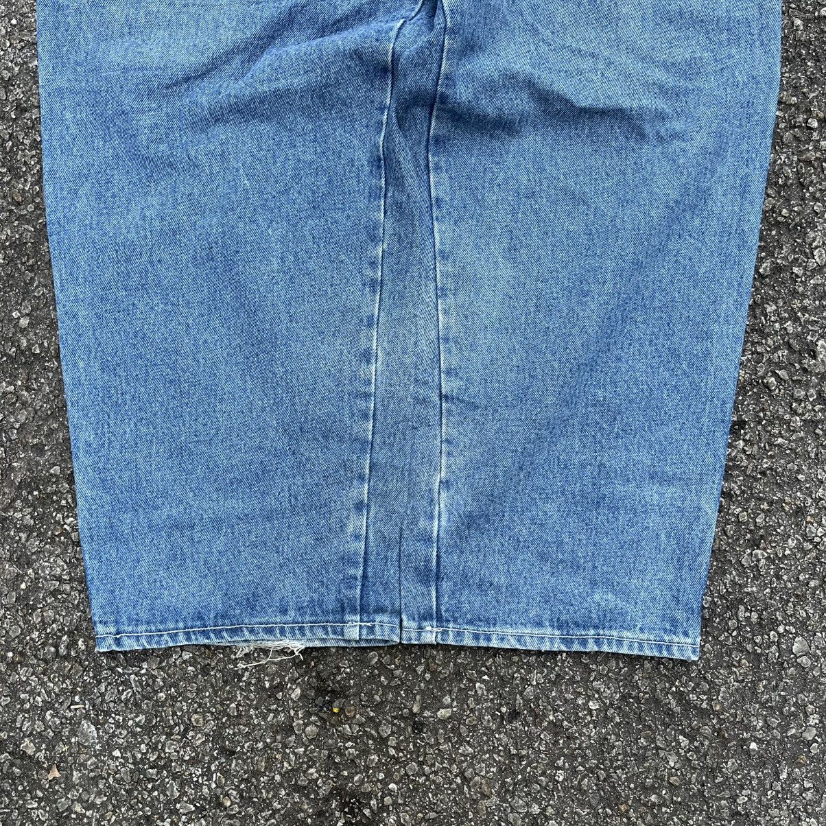 Southpole Baggy Jeans Multi Pocket Faded Blue Y2K Denim Skater Pants Size US 32 / EU 48 - 3 Thumbnail