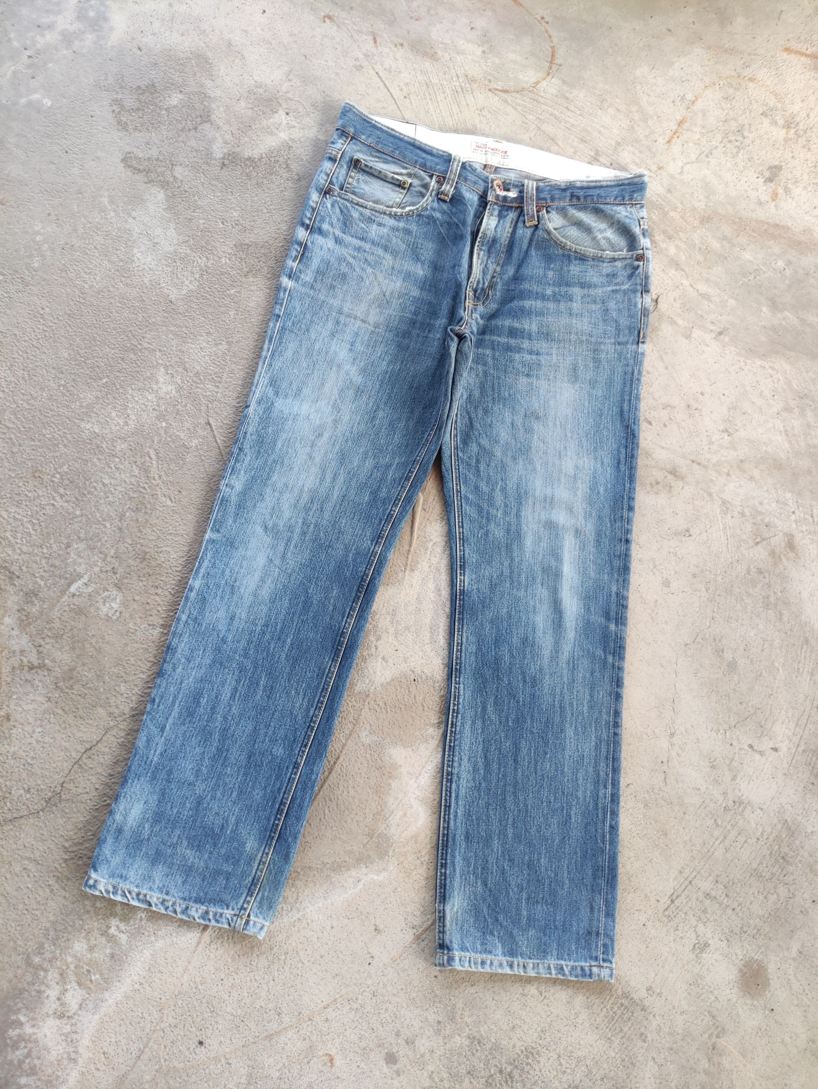 Japanese Brand Vintage Japanese Jean Distressed Fader Denim Pants Size US 34 / EU 50 - 2 Thumbnail