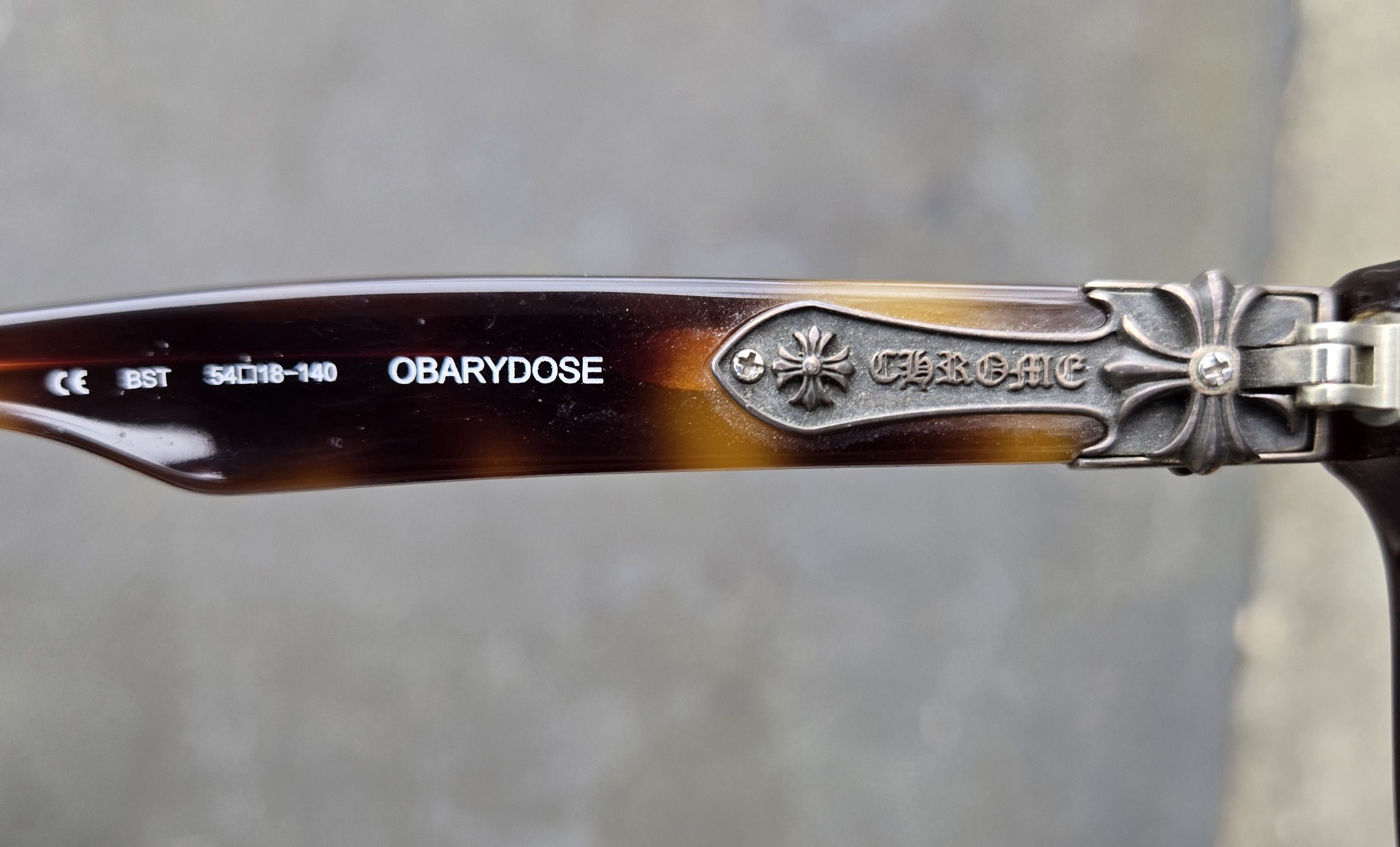 Chrome Hearts CH Obarydose Tortoise Shell Acetate and Silver Sunglasses Size ONE SIZE - 4 Thumbnail