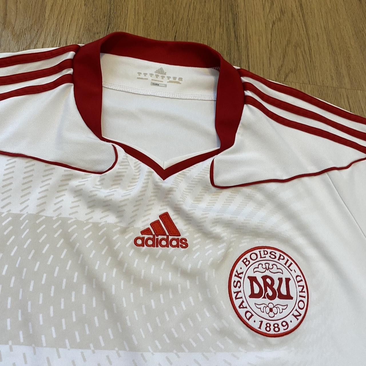Adidas 2010-12 Denmark Adidas Away Football Shirt Mundial Size US XL / EU 56 / 4 - 3 Thumbnail
