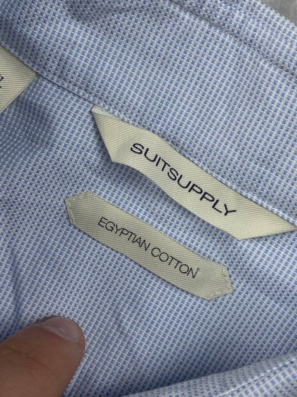 Suitsupply Suitsupply Shirt Buttons Long Sleeve Men Size 41/16 Blue Size US L / EU 52-54 / 3 - 6 Thumbnail