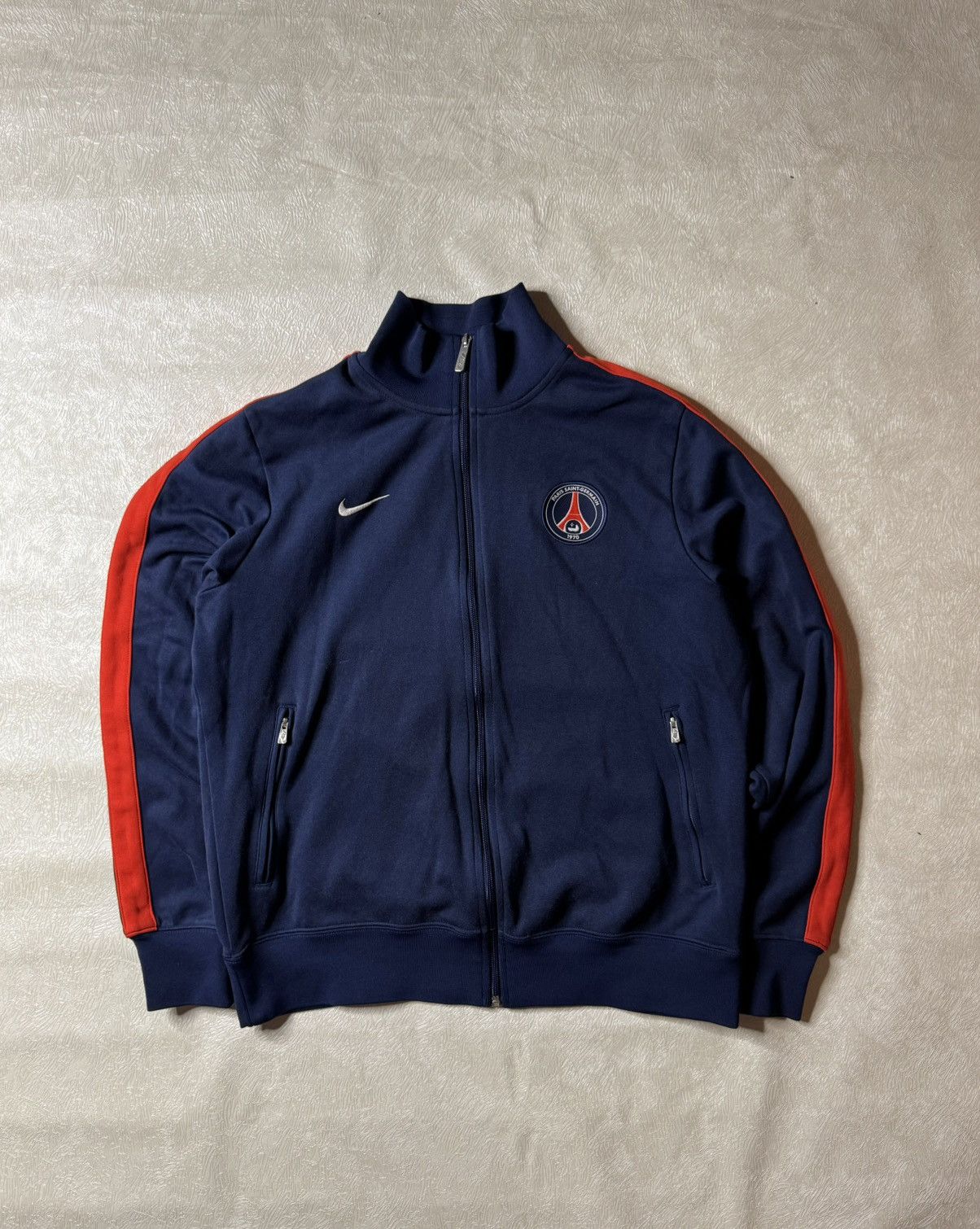 Designer × Nike Nike PSG 2013-2014 FOOTBALL ZIP-UP Size US L / EU 52-54 / 3 - 1 Thumbnail