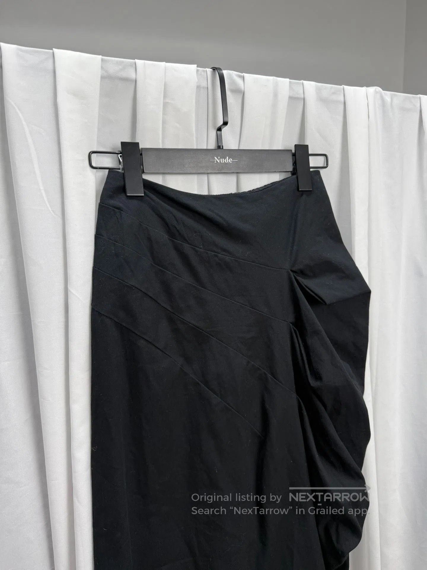 Dries Van Noten Dries van Noten Irregular Pleated Skirt. Size 33" - 2 Thumbnail