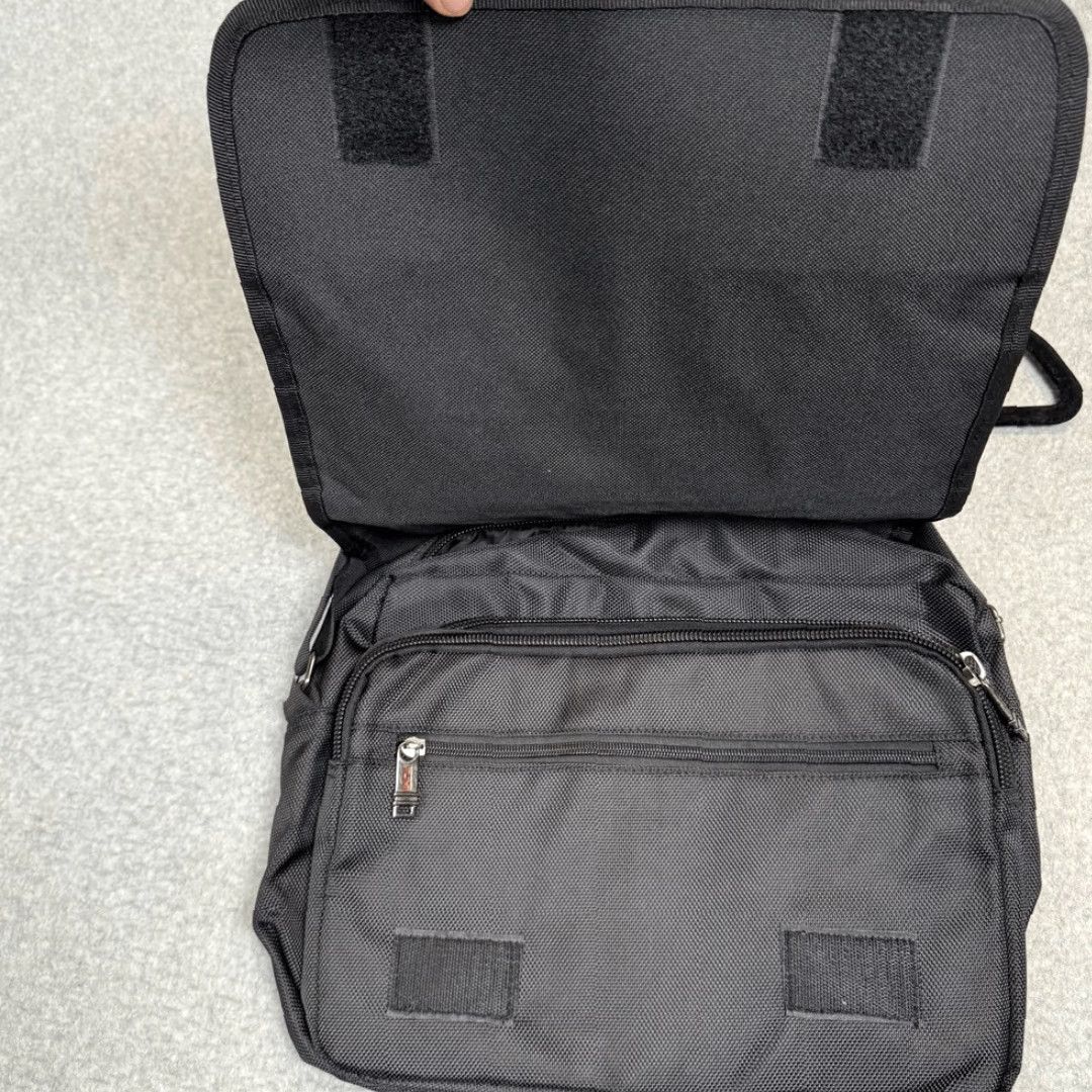 Tumi Tumi T-Tech Crossbody/Laptop/Messenger Bag 5110D Black Nylon Adjustable Strap Unisex Small Women Size ONE SIZE - 6 Thumbnail