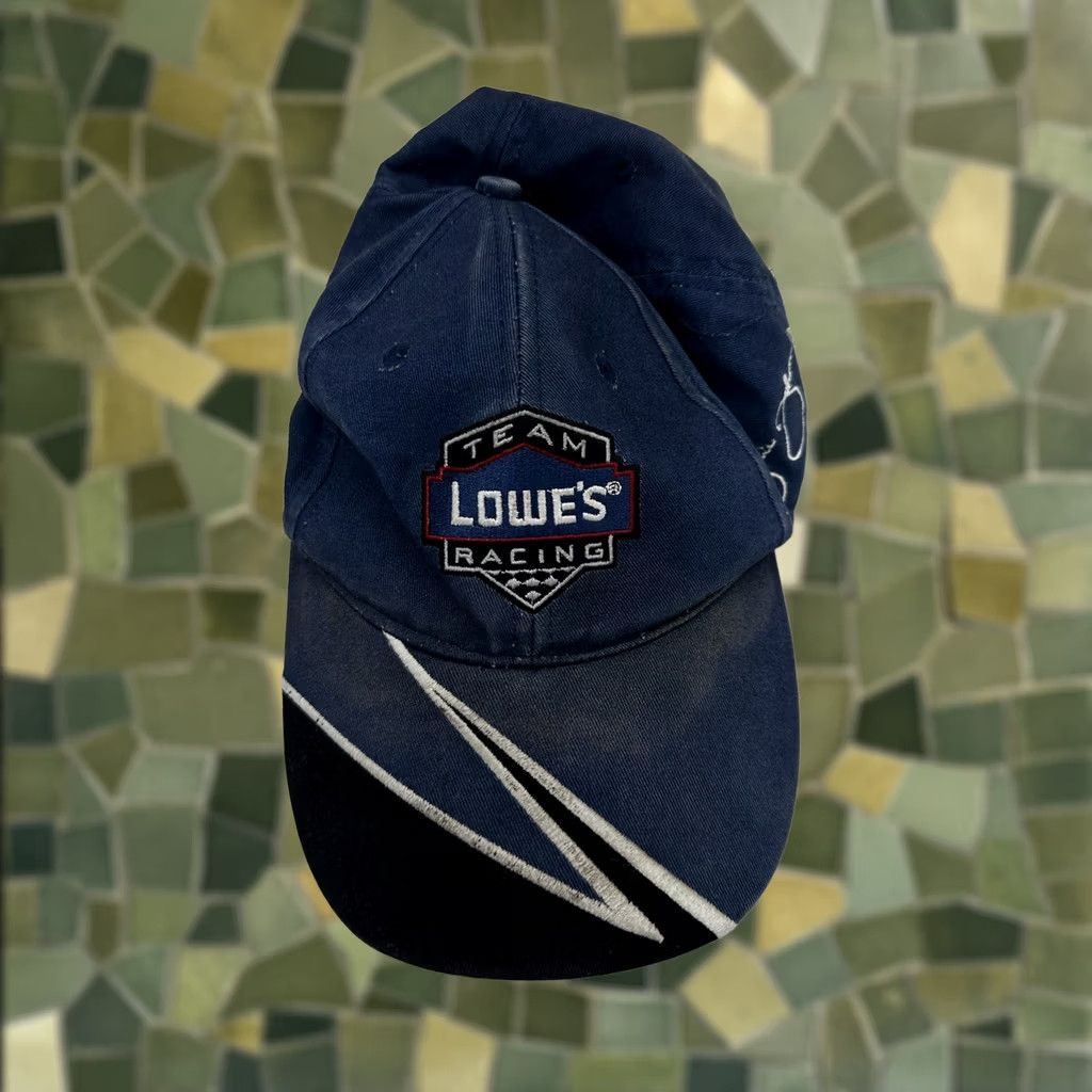 NASCAR Winners Circle Nascar Lowes Team Racing #48 Jimmie Johnson Hat Adult Blue Adjustable Size ONE SIZE - 1 Thumbnail