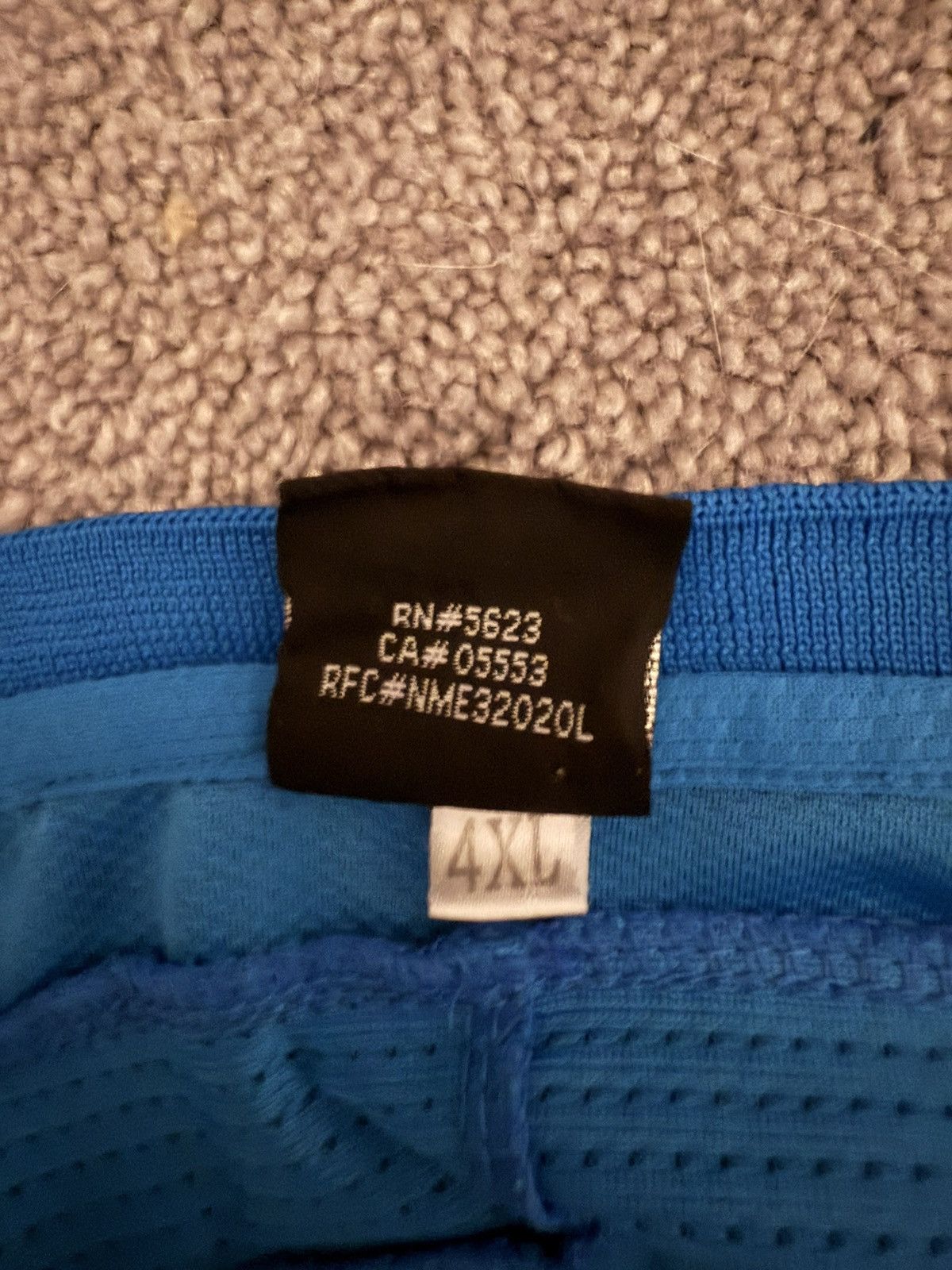 Jordan Brand Air Jordan Baggy Baby Blue 2010s Basketball Jersey Size US L / EU 52-54 / 3 - 3 Thumbnail