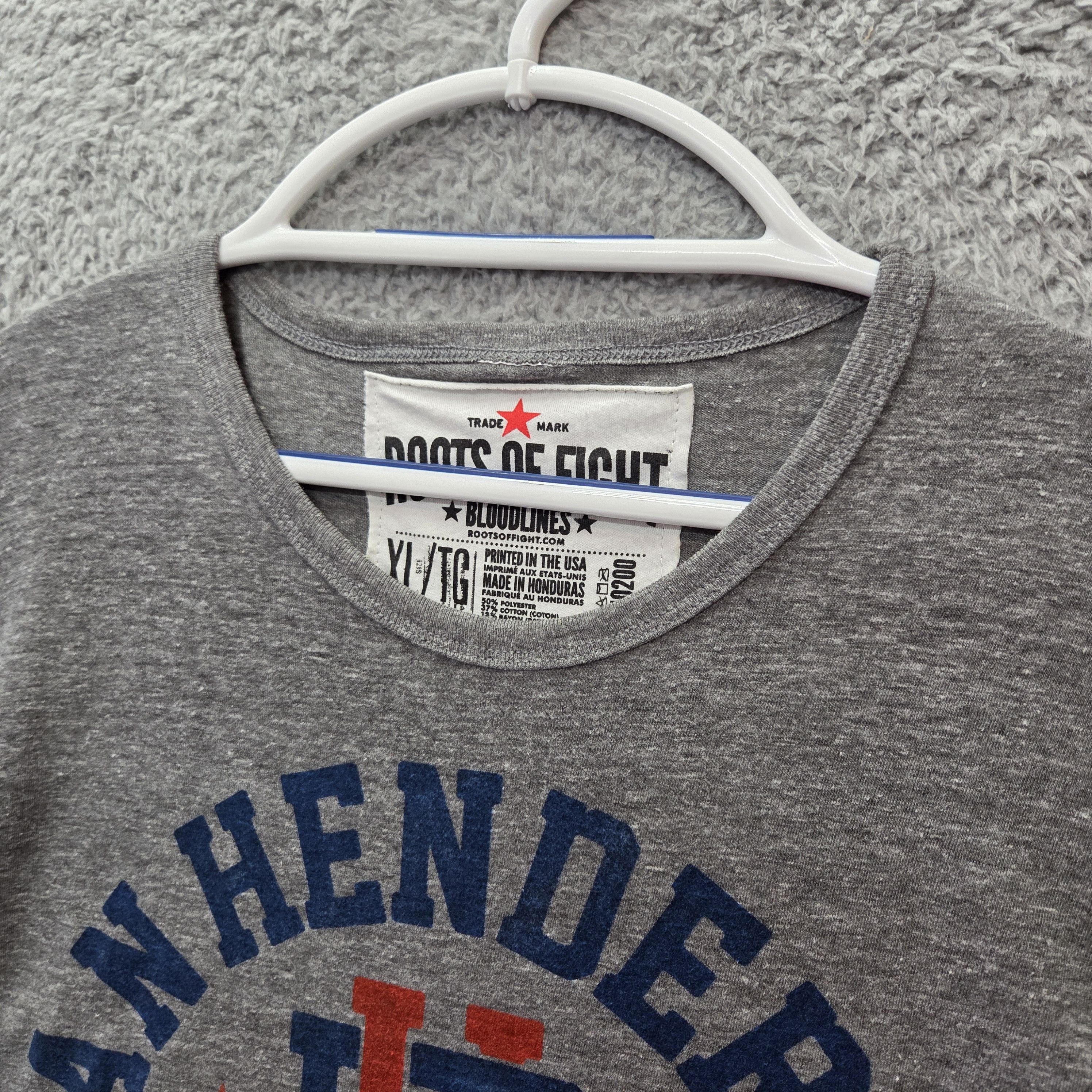 Other RARE Roots Of Fight Shirt Mens XL Gray Dan Henderson Pride Size US XL / EU 56 / 4 - 2 Thumbnail