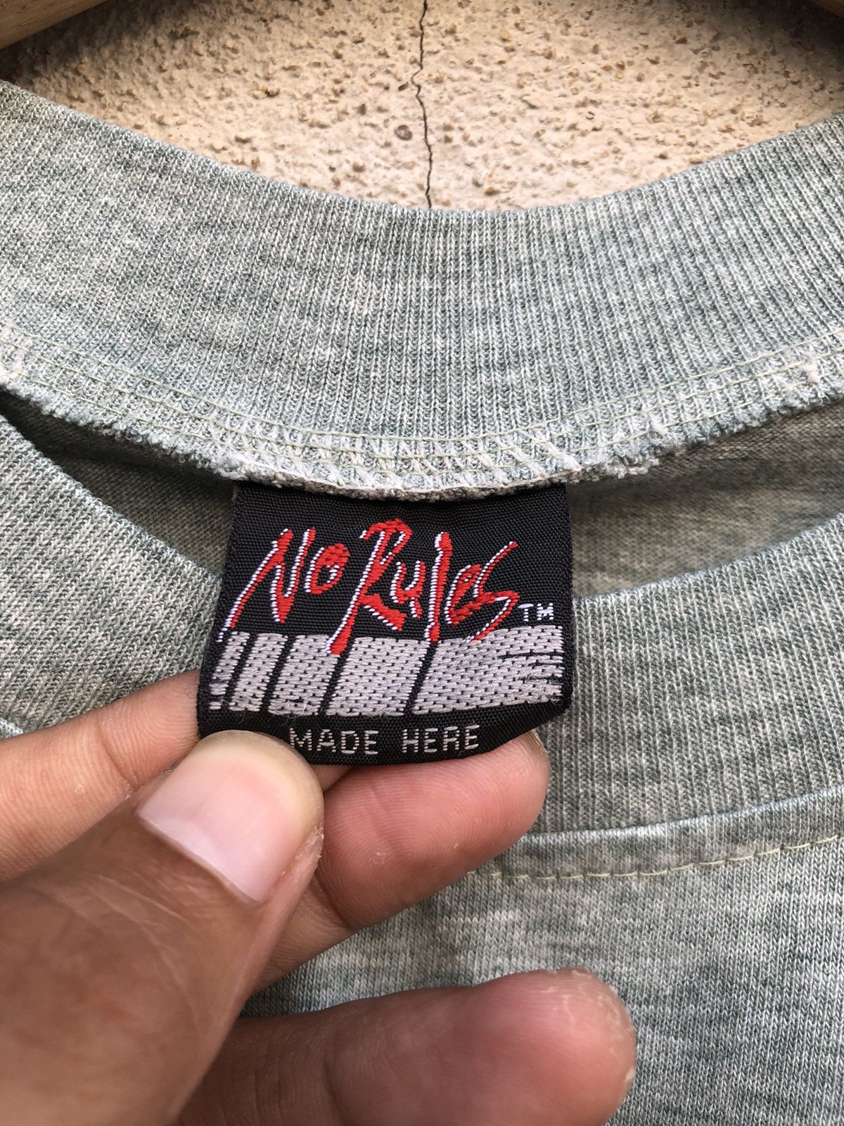 Vintage Vintage 90s No Rules Skateboards Tshirt Size US L / EU 52-54 / 3 - 3 Thumbnail