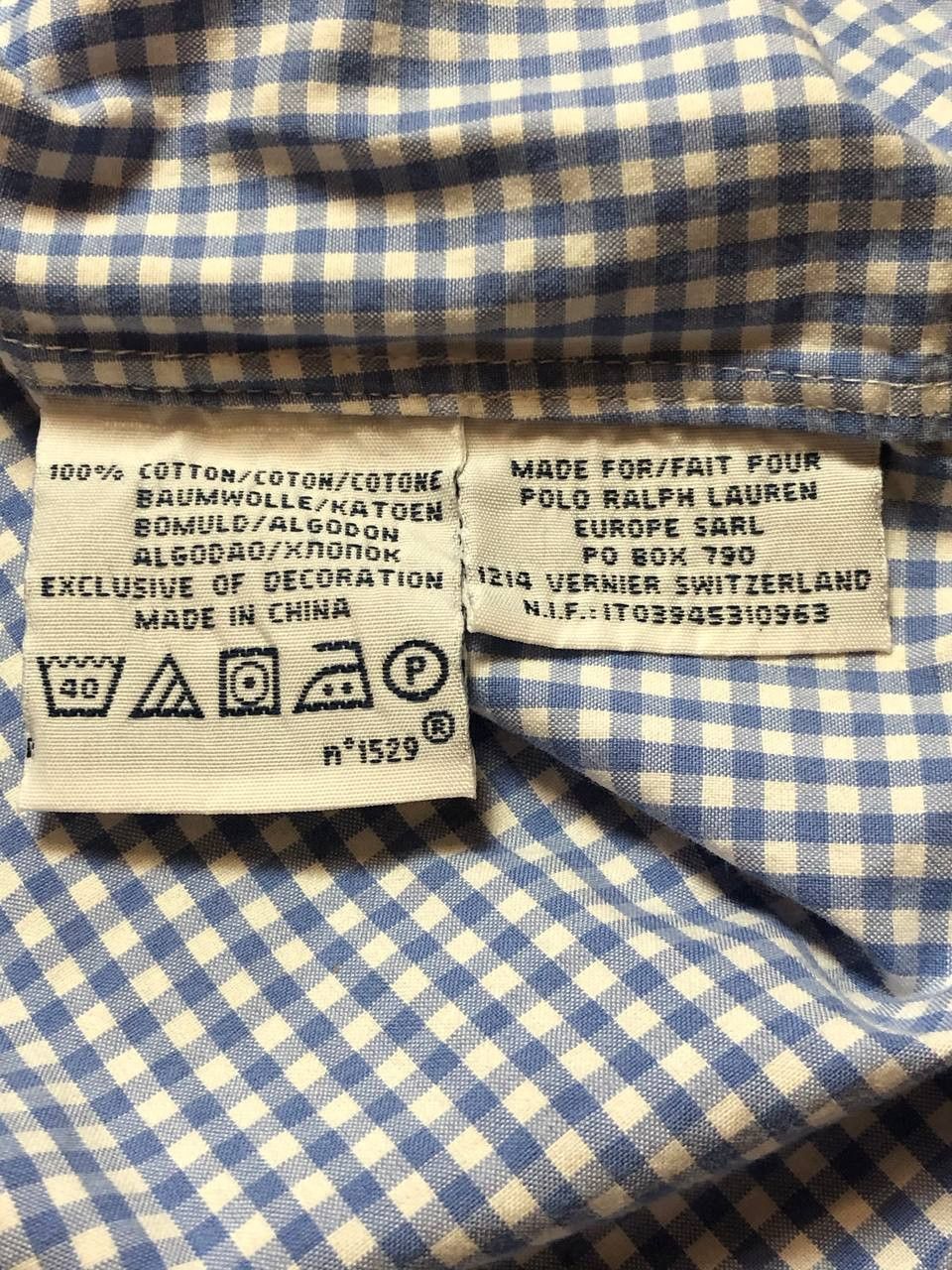 Polo Ralph Lauren Polo Ralph Lauren Button Up Casual Logo Checked Size US XL / EU 56 / 4 - 6 Thumbnail