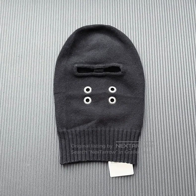 Rick Owens Rick Owens 22FW Fall/Winter Designer Sewn Cashmere Hat Size ONE SIZE - 1 Thumbnail