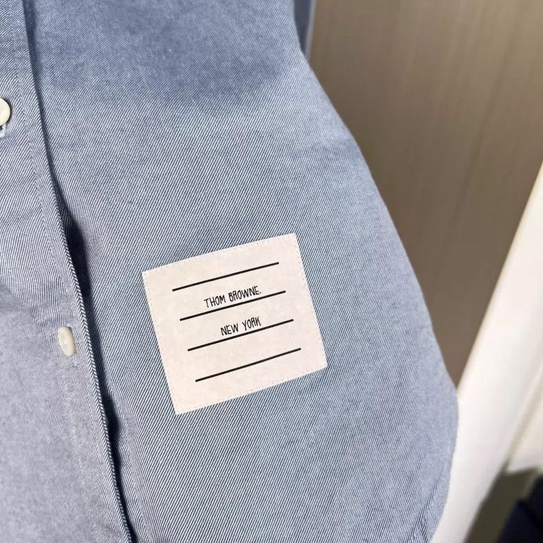 Thom Browne Thom Browne size38 Four-barrel striped shirt Size US XXS / EU 40 - 5 Thumbnail