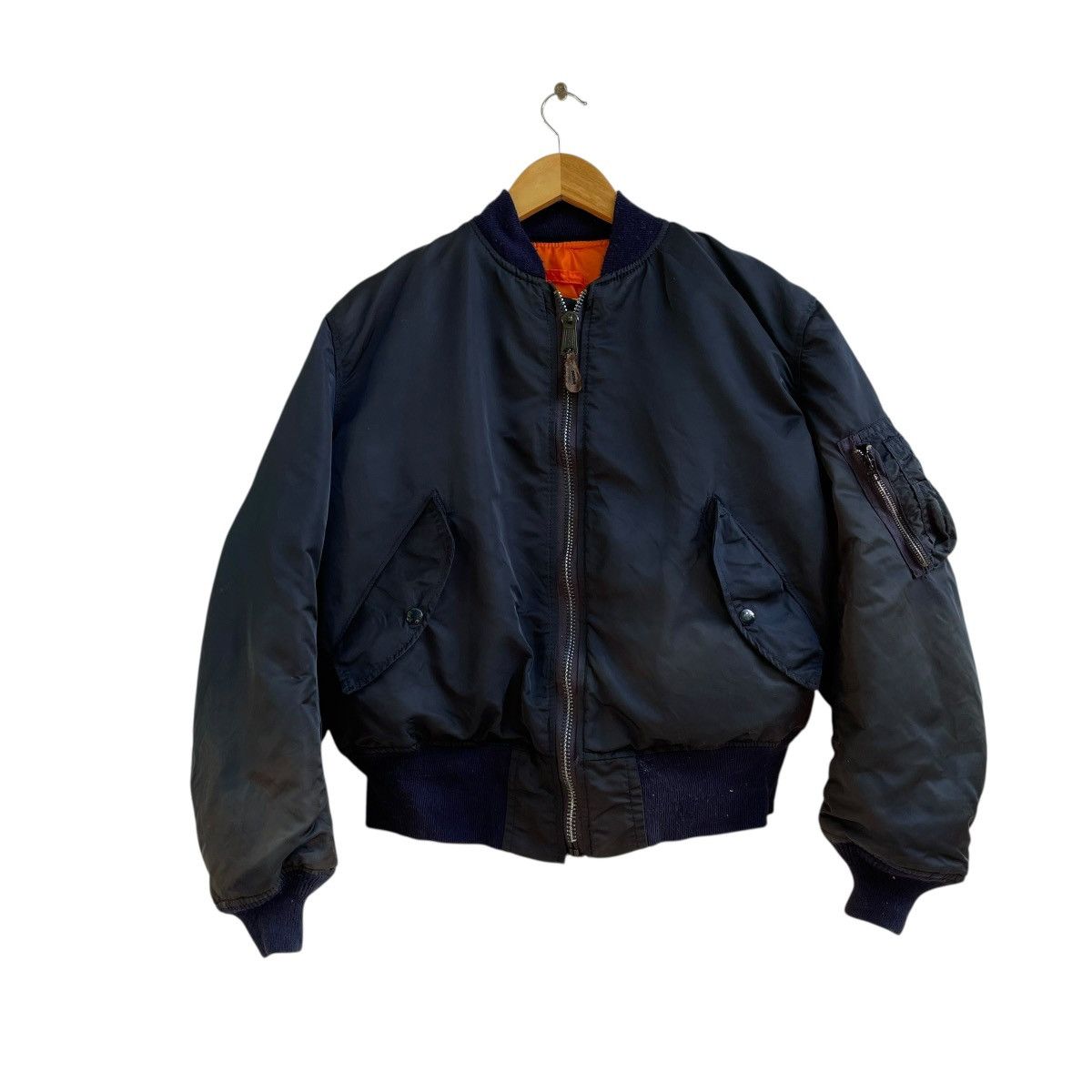 Alpha Industries 💥Vintage Alpha Industries Bomber Flying Jacket Made in usa Size US M / EU 48-50 / 2 - 4 Thumbnail