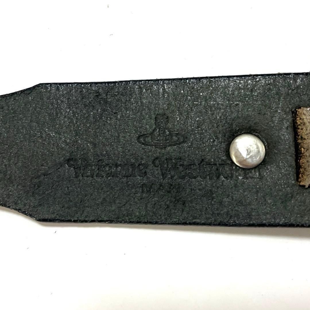 Vivienne Westwood Vivienne Westwood Man Orb Military Men's Belt Black Size ONE SIZE - 7 Thumbnail