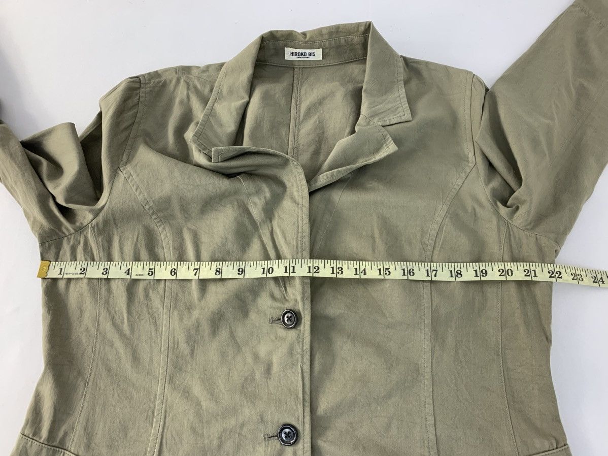 Hiroko Koshino Homme Hiroko Bis Hiroko Koshino Full Button Trench Jacket Size L / US 10 / IT 46 - 9 Thumbnail
