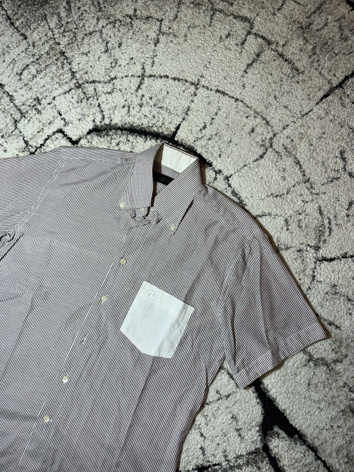 Evisu × Japanese Brand × Vintage Vintage Evisu Deluxe Shirt Short Sleeve Japanese Streetwear Size US L / EU 52-54 / 3 - 2 Thumbnail
