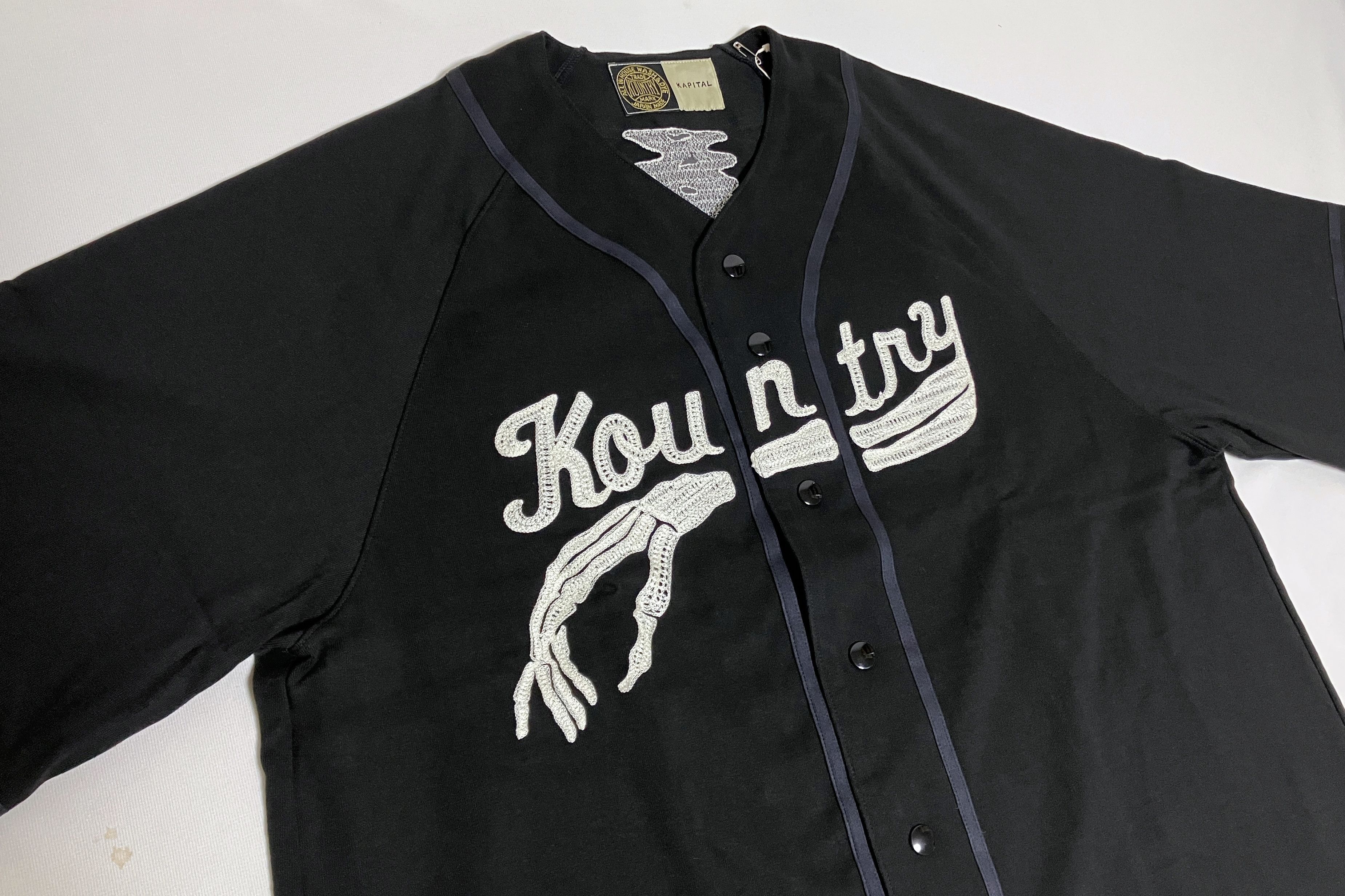 Kapital KAPITAL kountry 16 tenjiku baseball shirt black bone new Size US XL / EU 56 / 4 - 3 Thumbnail
