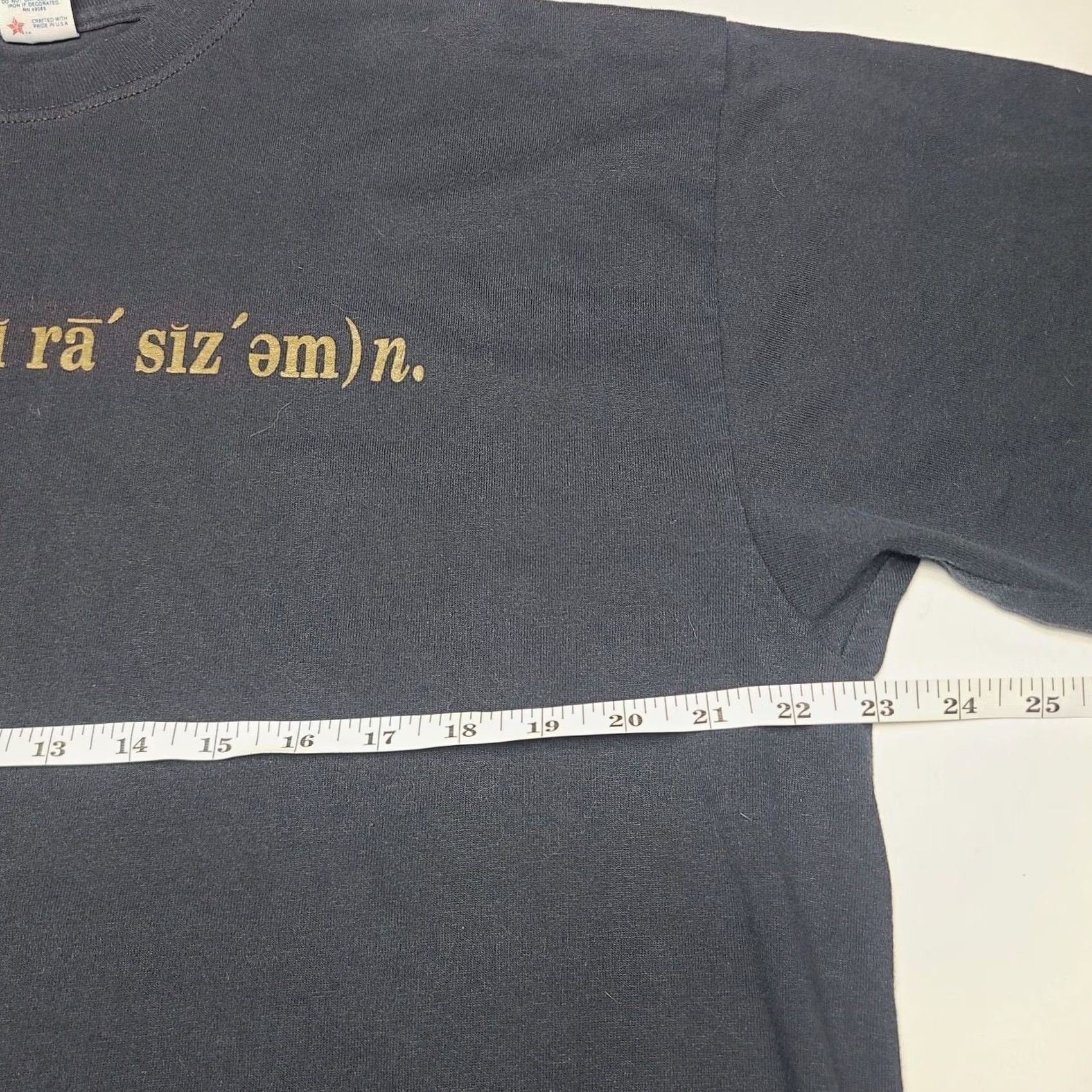 Soffe VINTAGE Eracism T-Shirt Double Sided Adult XL 90's Soffe Made In USA Size US XL / EU 56 / 4 - 4 Thumbnail