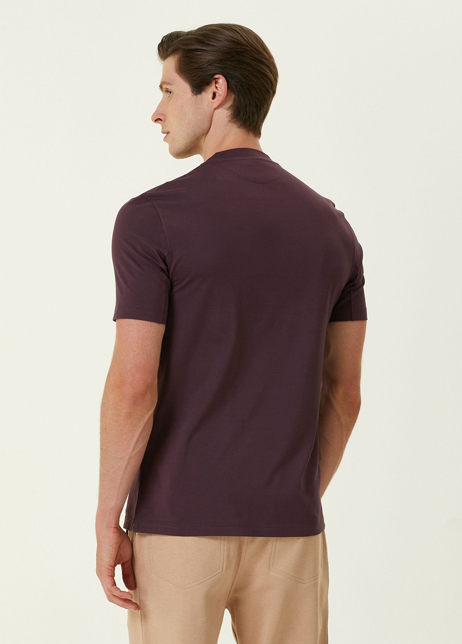 Brunello Cucinelli BRUNELLO CUCINELLI purple Humanitas logo t-shirt Small Size US S / EU 44-46 / 1 - 2 Thumbnail