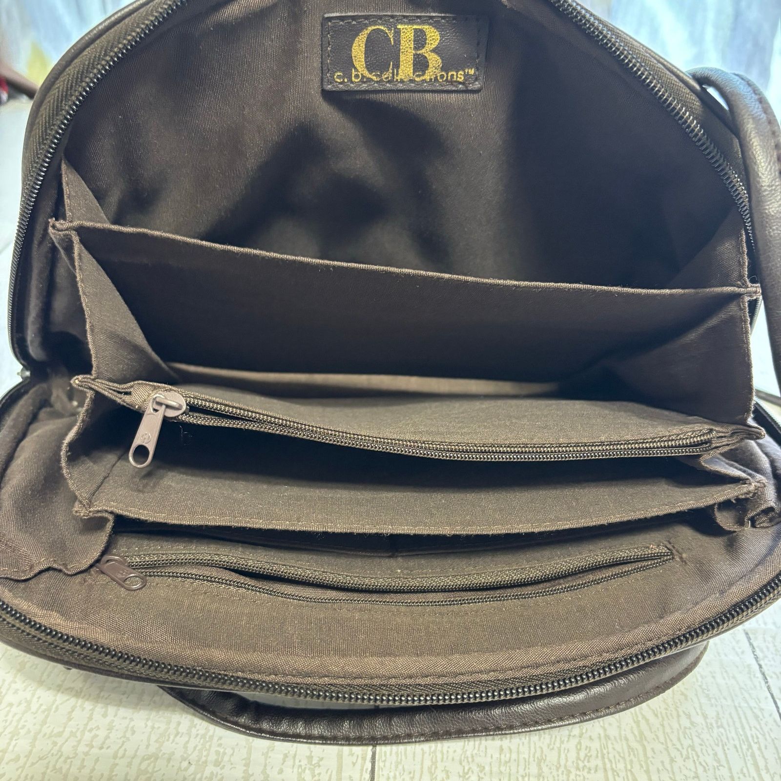 Other CB Collections Brown Leather Crossbody Purse Size ONE SIZE - 8 Thumbnail
