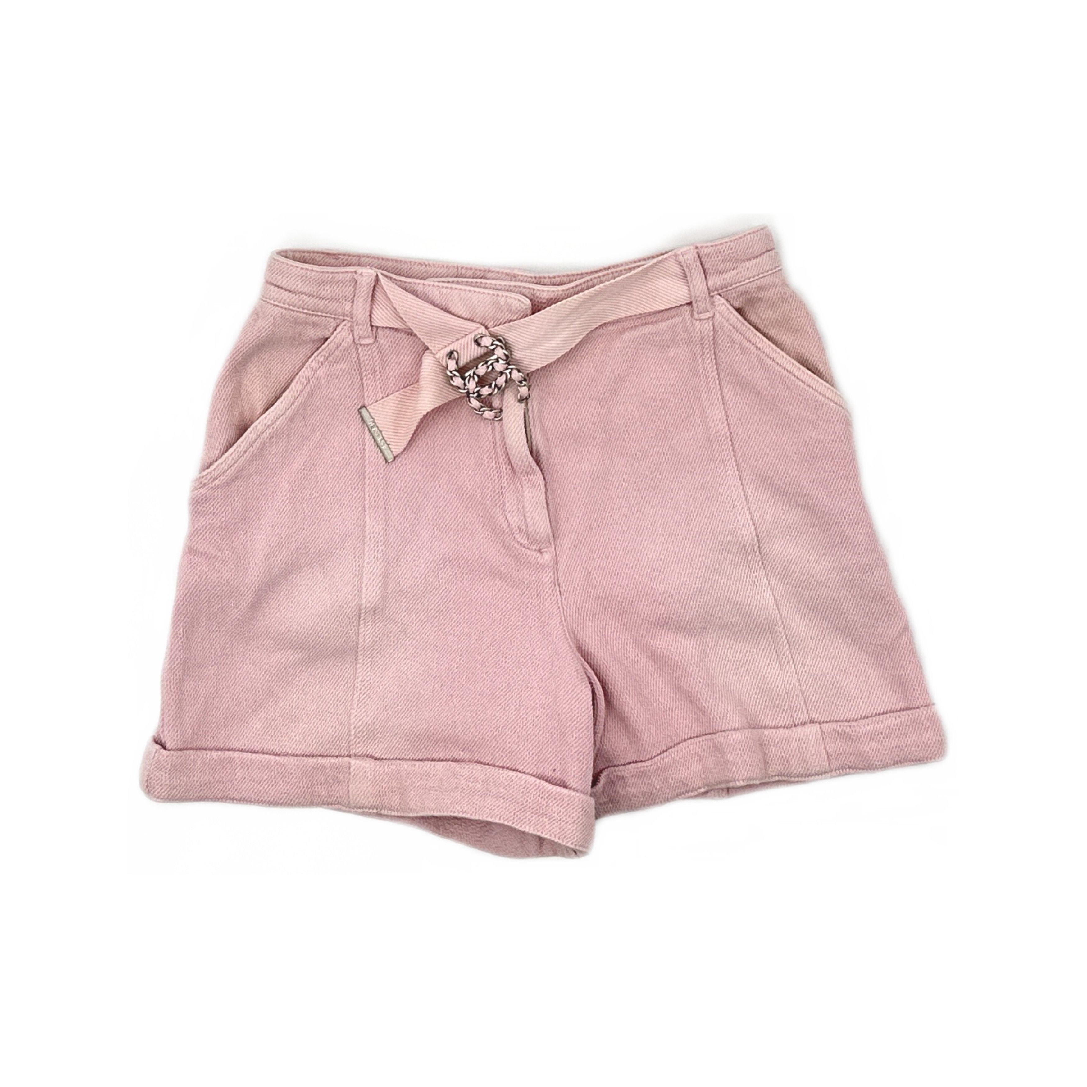 Chanel Chanel Pink Cotton Shorts Size 34 Size 25" / US 0 / IT 36 - 1 Thumbnail