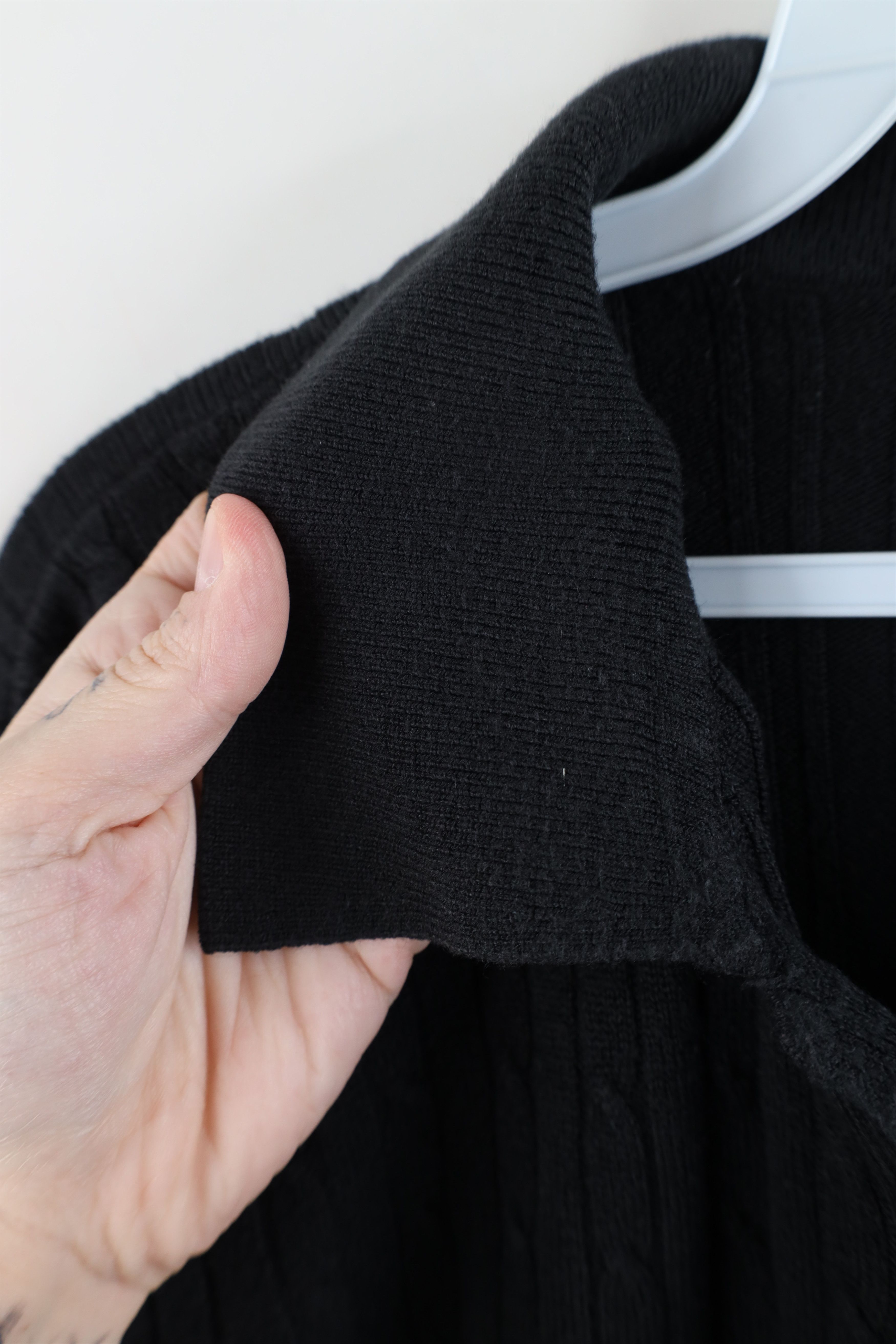 Vintage Vintage 90s Streetwear Soft Cable Knit Collared Sweater Size US L / EU 52-54 / 3 - 8 Thumbnail