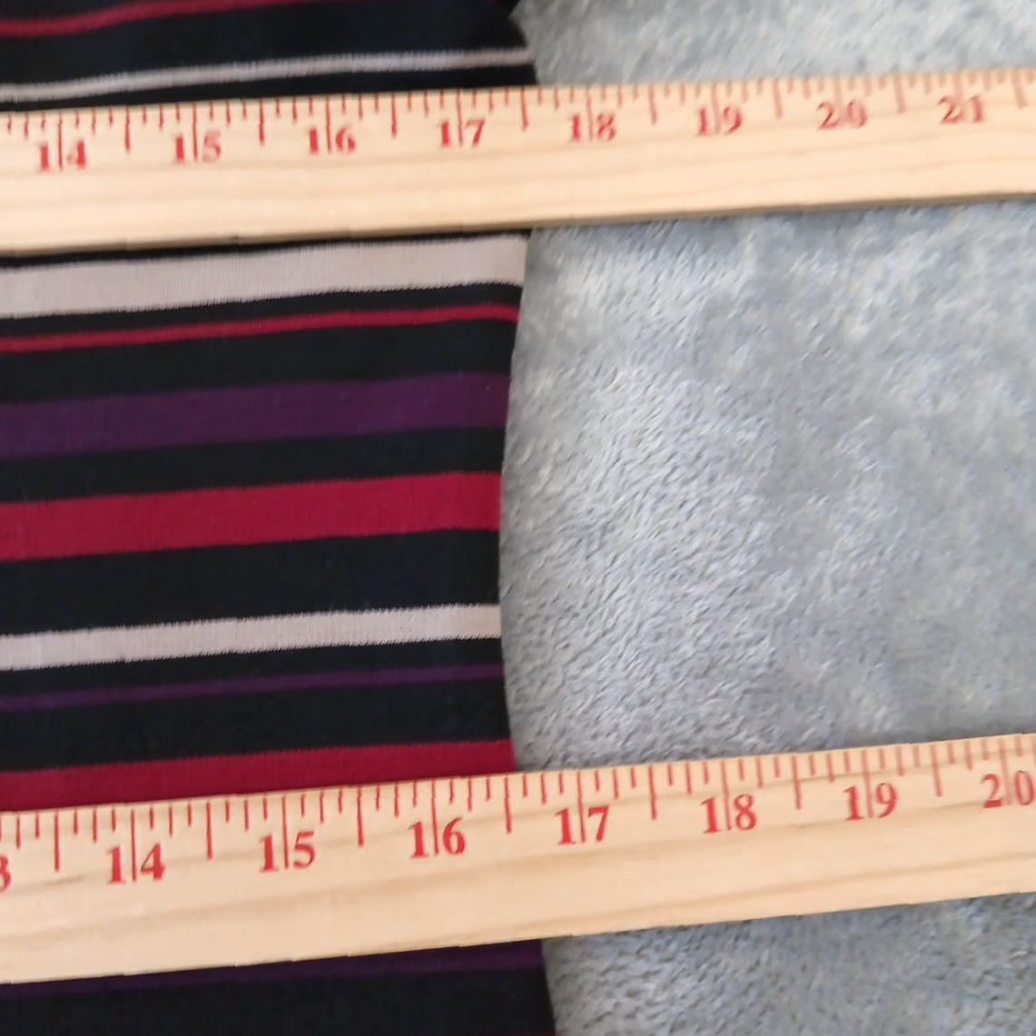 Calvin Klein Calvin Klein Sheath Dress Size 6 Purple Striped Cap Sleeve Knee Length Size M / US 6-8 / IT 42-44 - 7 Thumbnail