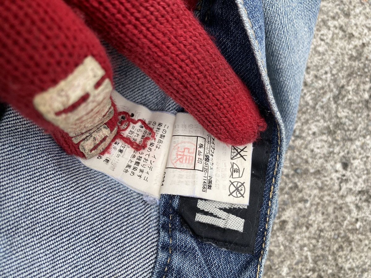 Japanese Brand × PPFM Vintage PPFM Japan Distressed Faded Curve Leg Denim Size US 33 - 15 Thumbnail