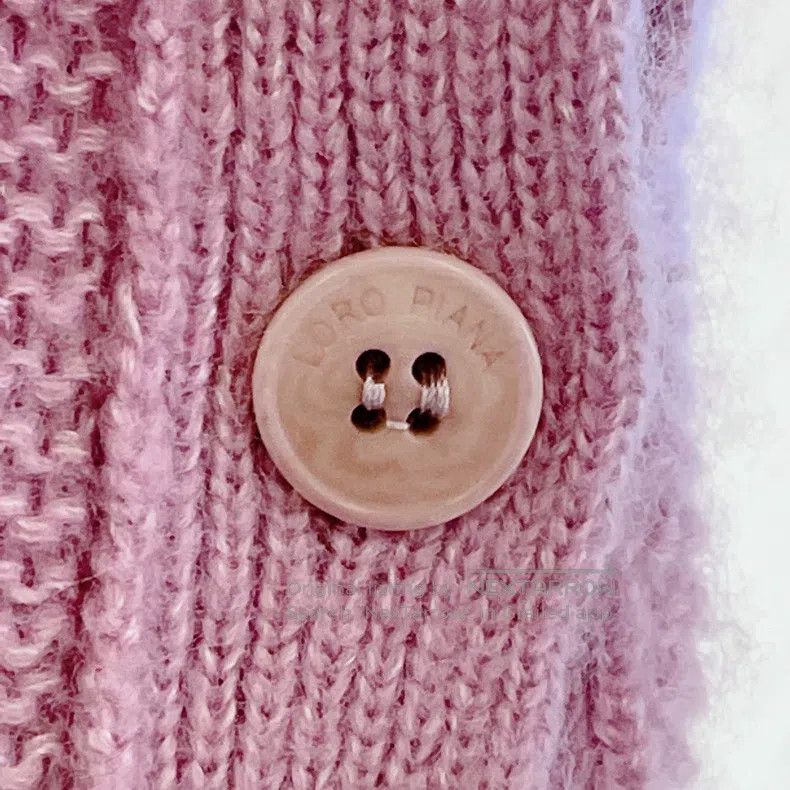 Loro Piana Loro Piana Pink side-button cashmere sweater Size S / US 4 / IT 40 - 6 Thumbnail