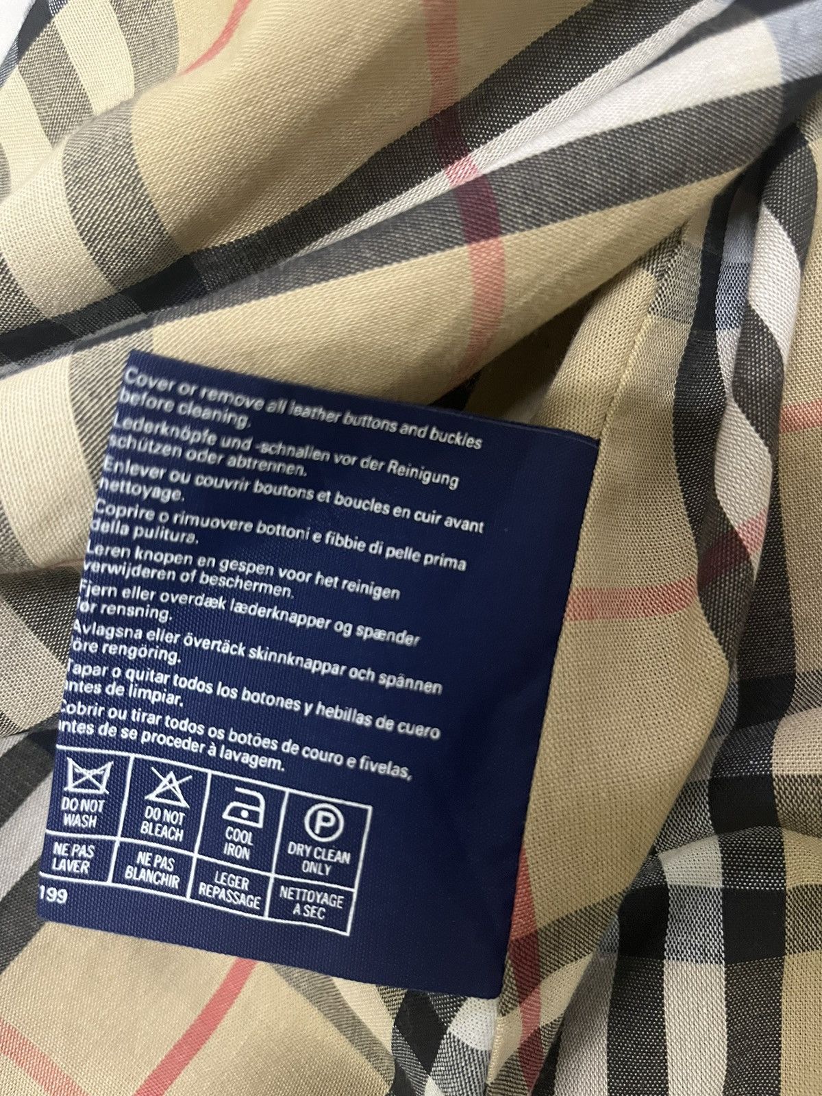 Burberry Intage 80s burberry nova check trench coat Size US XL / EU 56 / 4 - 7 Thumbnail