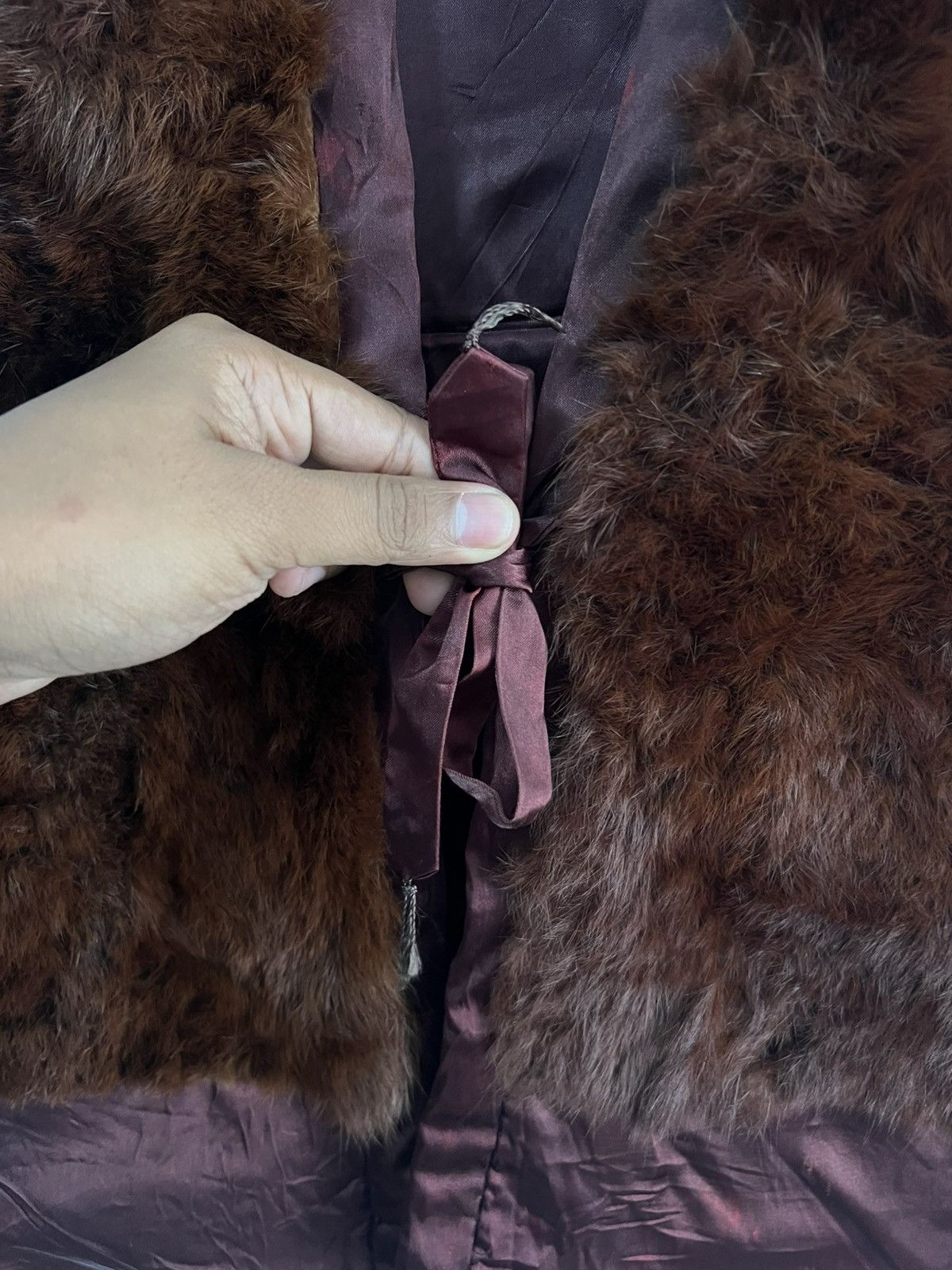 If Six Was Nine Faux Fur Mohair Vest Sleeveless Size US M / EU 48-50 / 2 - 10 Thumbnail