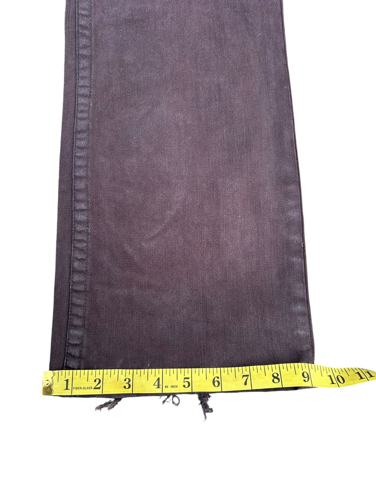 If Six Was Nine FLARE Nicole Club For Men Buckle Back Distressed Faded Pants Size US 33 - 16 Thumbnail